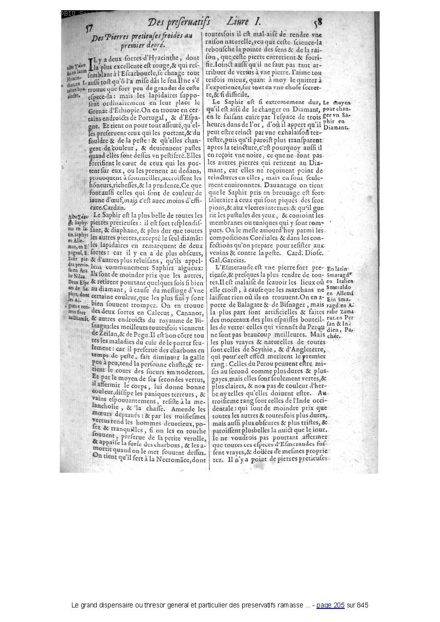 1609 - Étienne Gamonet - Grand dispensaire ou Trésor général et particulier des préservatifs - BIU Santé 1609 - Étienne Gamonet - Grand dispensaire ou Trésor général et particulier des préservatifs - BIU Santé