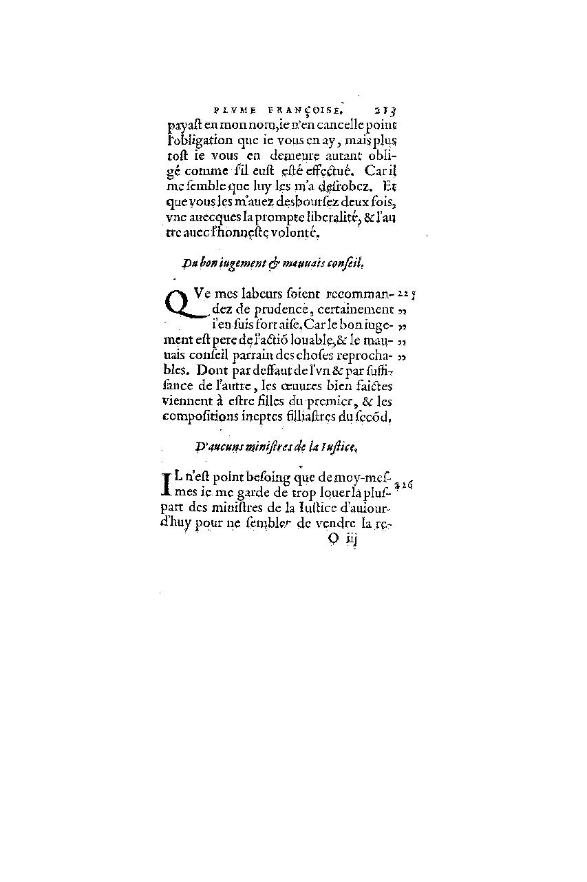 1572 - Nicolas Du Chemin - Finances et Trésor de la plume française - BM Lyon
