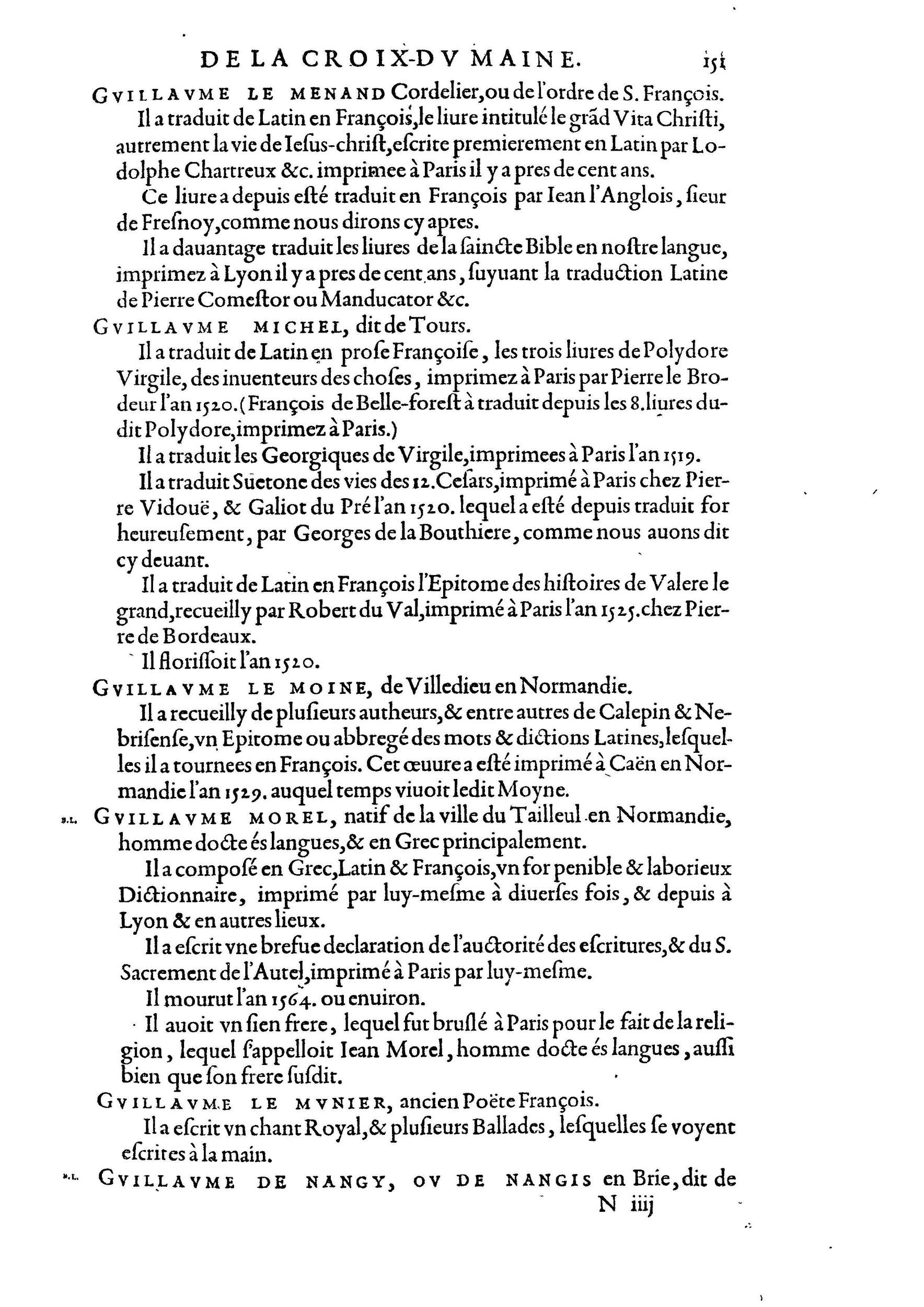 1584 - Abel L&#039;Angelier - Bibliothèques françaises - BnF