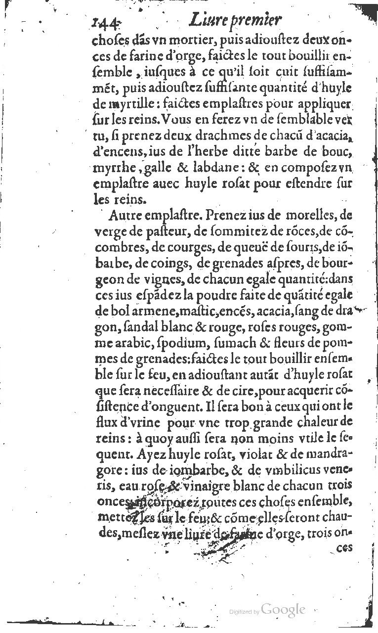 1617 - Jean Le Bouc - Trésor des remèdes secrets - BM Lyon
