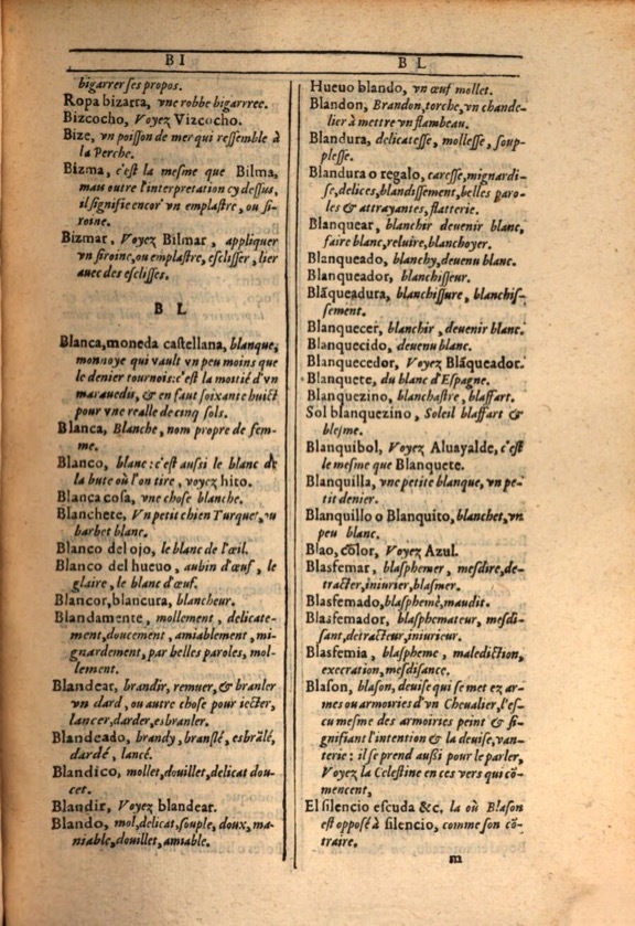 1607 - Marc Orry - Trésor des deux langues espagnole et française (Première et Seconde parties) - ÖNB Wien