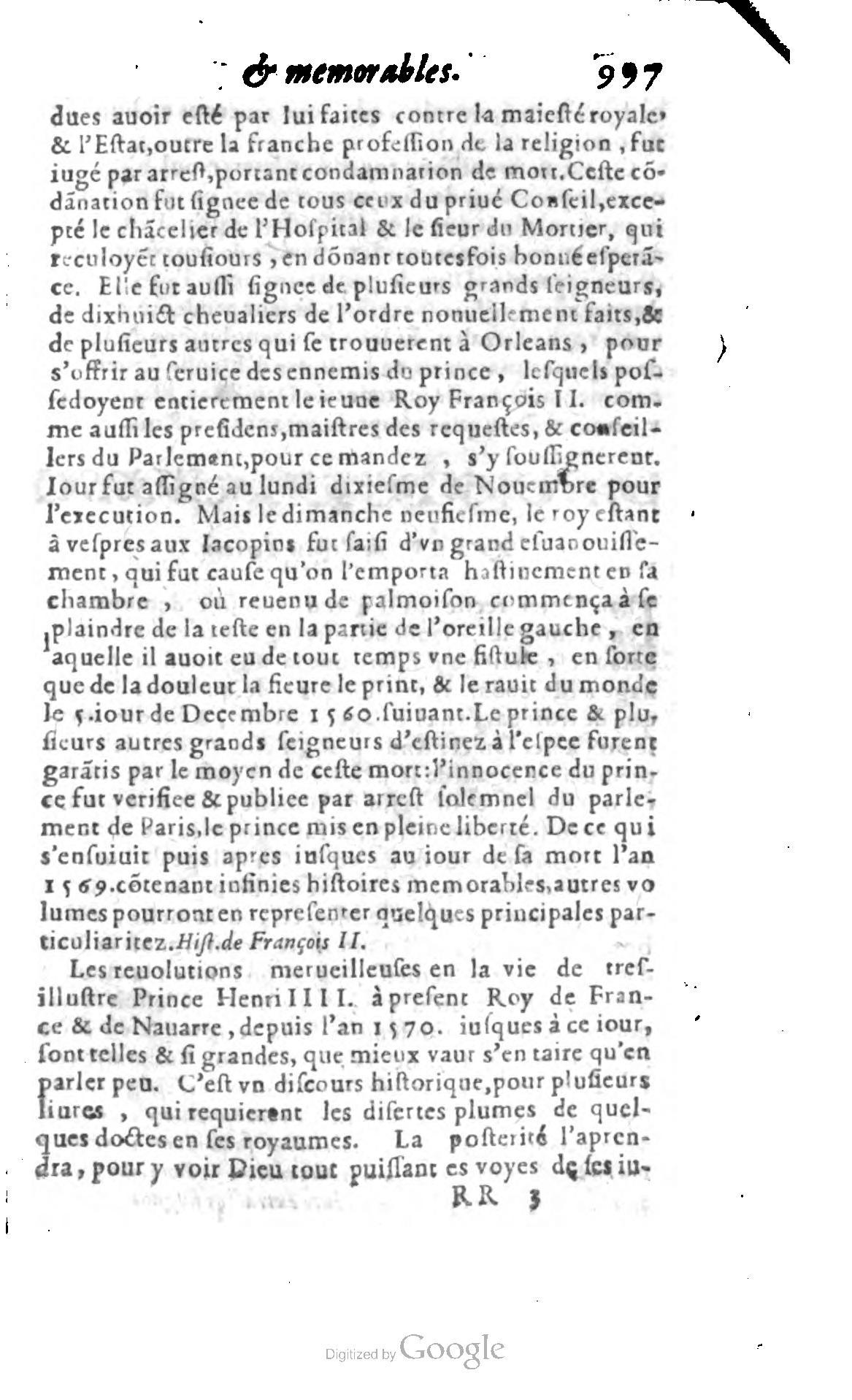 1620 - Samuel Crespin - Trésor d’histoires admirables et mémorables - BCU Lausanne
