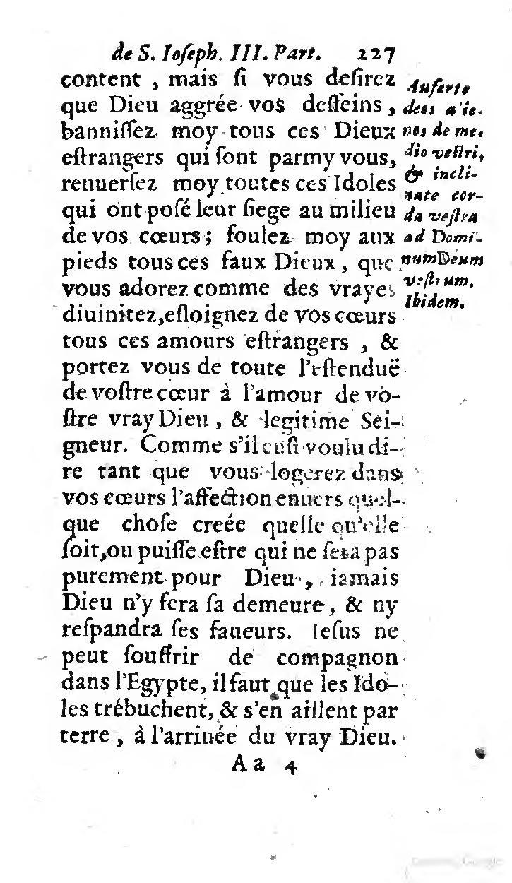 1646 - Jean Piot - Trésor inestimable de Saint-Joseph - BNC Rome