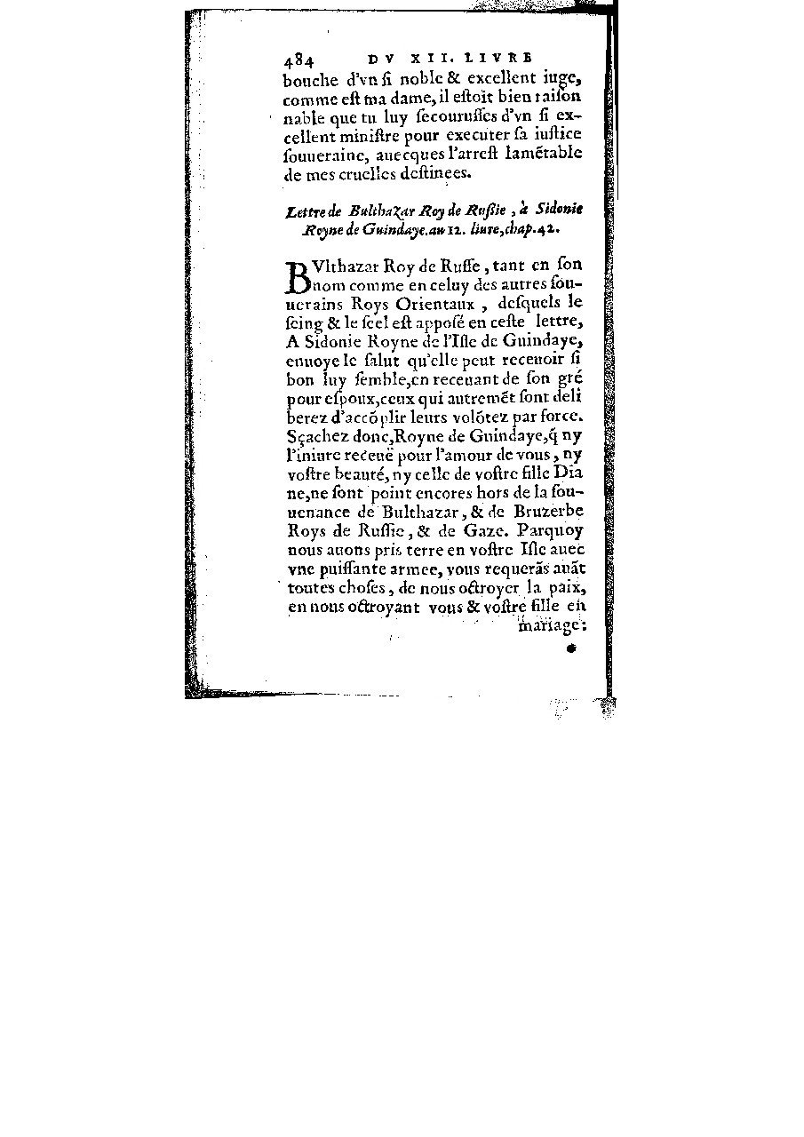 1572 - Veuve Gabriel Cotier - Trésor des Amadis - BM Lyon