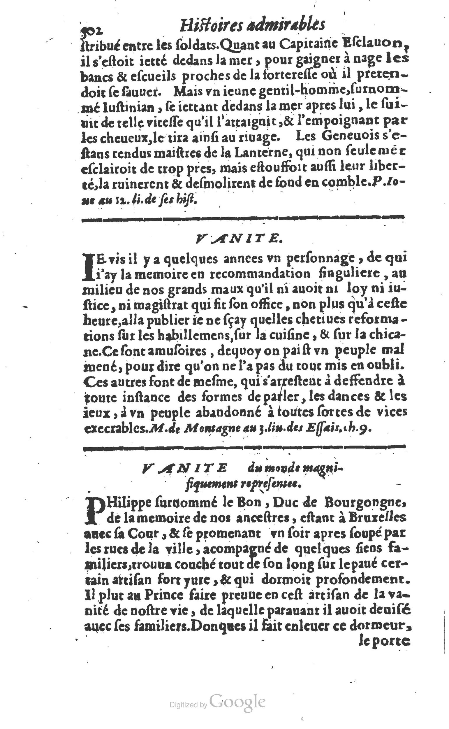 1610 - Paul Marceau - Trésor d’histoires admirables et mémorables - Princeton