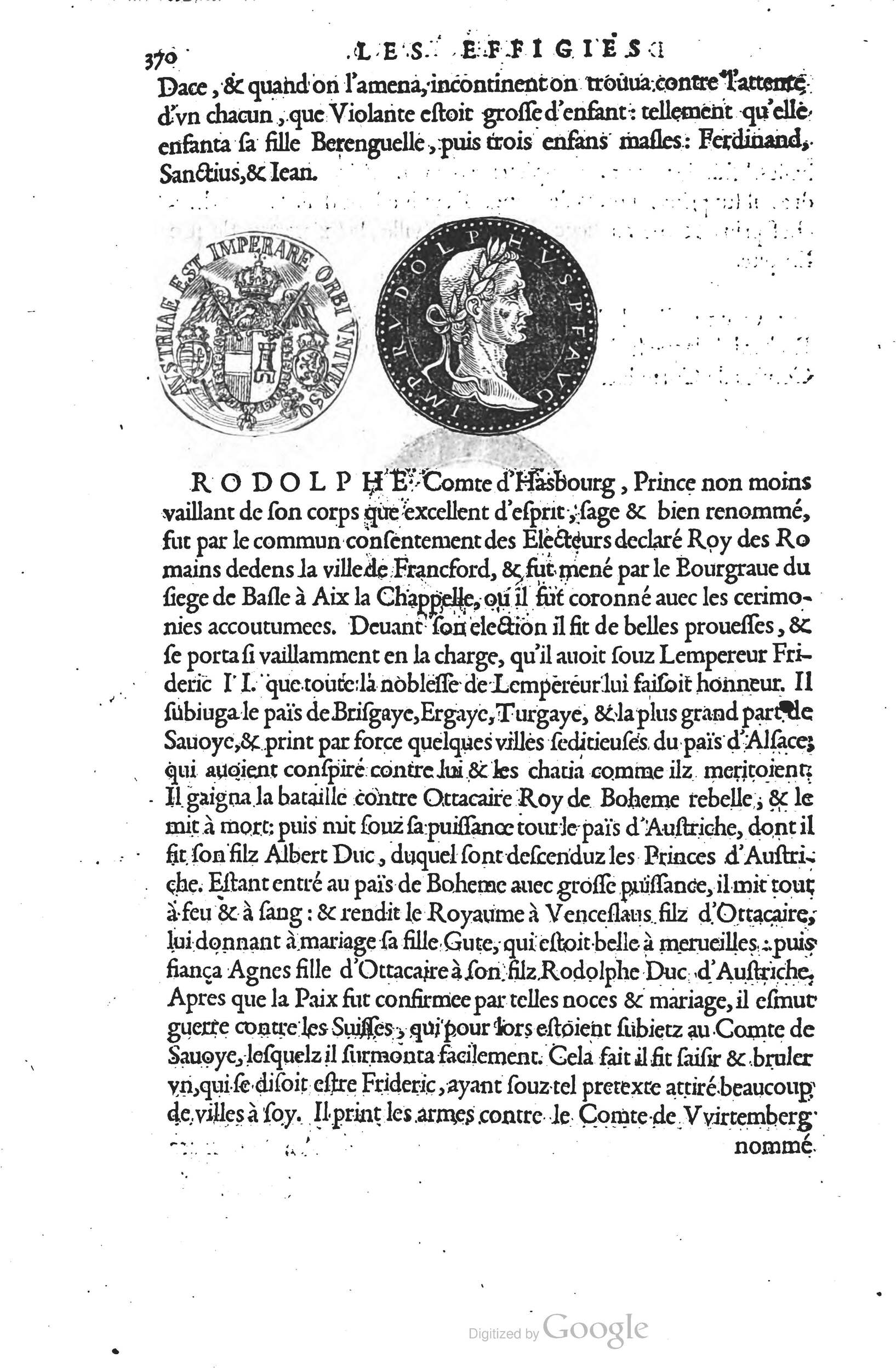 1553 - Jacopo Strada et Thomas Guérin - Épitome du Trésor des antiquités - Prague