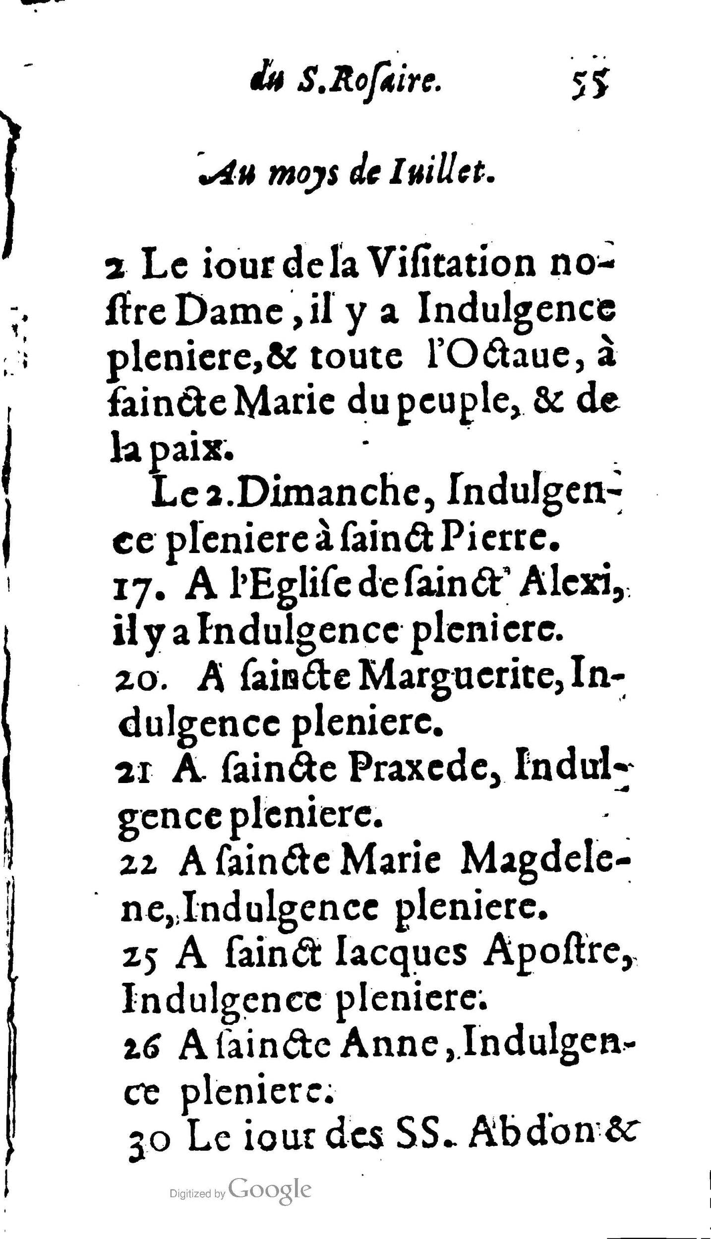1604 - Jean Le Bouc - Trésor des indulgences du Saint Rosaire - BM Lyon 1604 - Jean Le Bouc - Trésor des indulgences du Saint Rosaire - BM Lyon