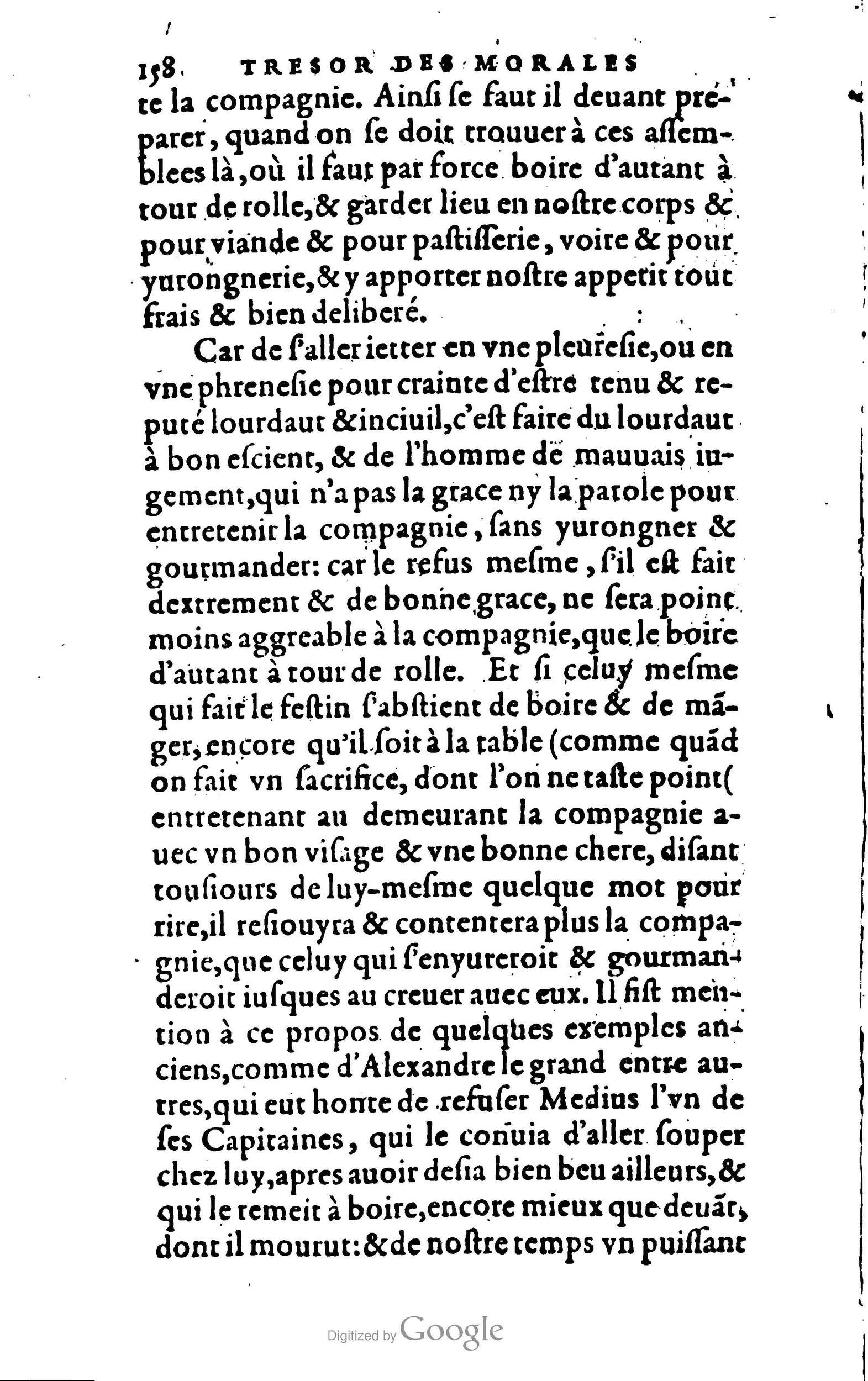 1578 - Jean Poupy - Trésor des morales de Plutarque - BSB Munich