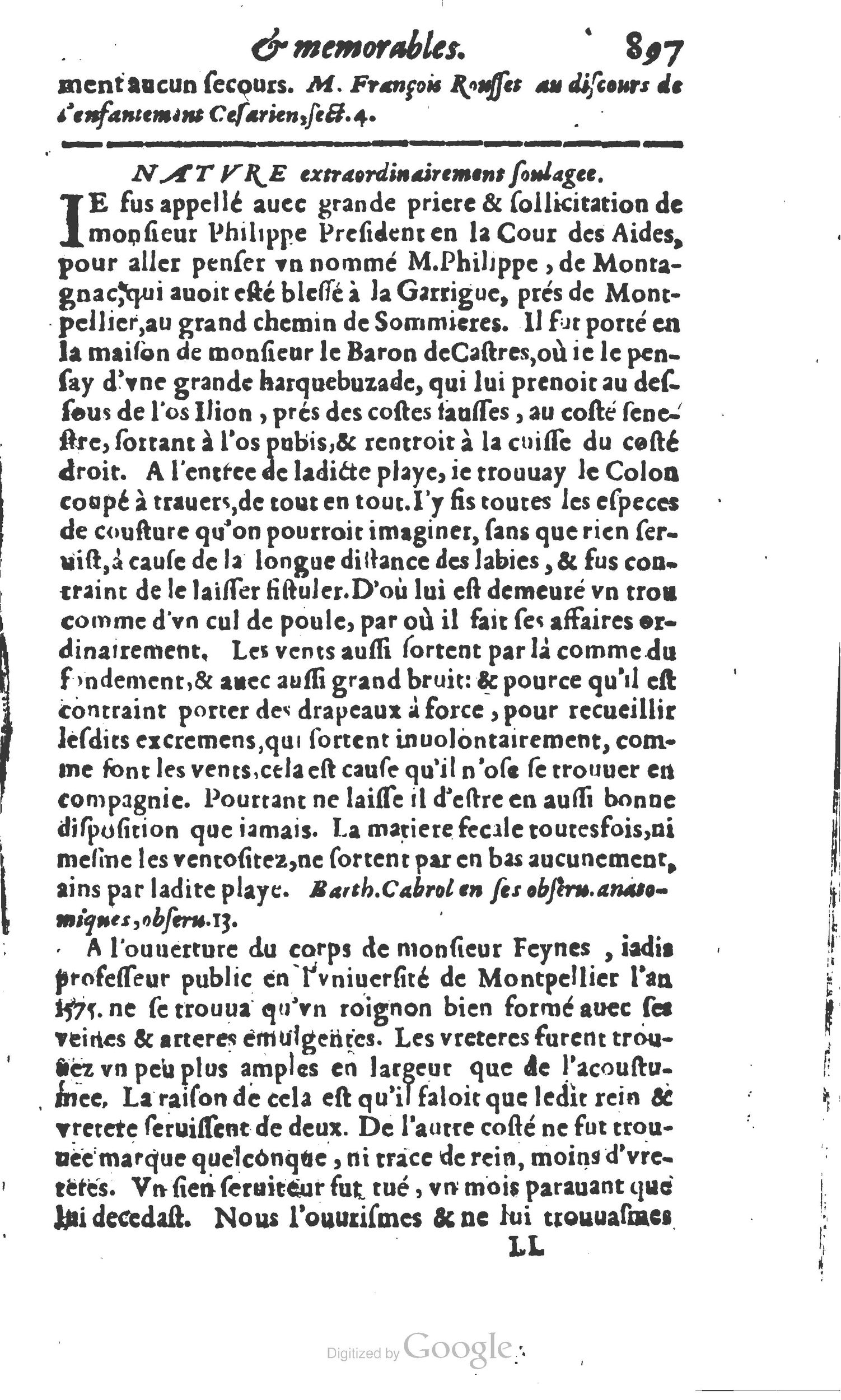 1610 - Paul Marceau - Trésor d’histoires admirables et mémorables - Princeton