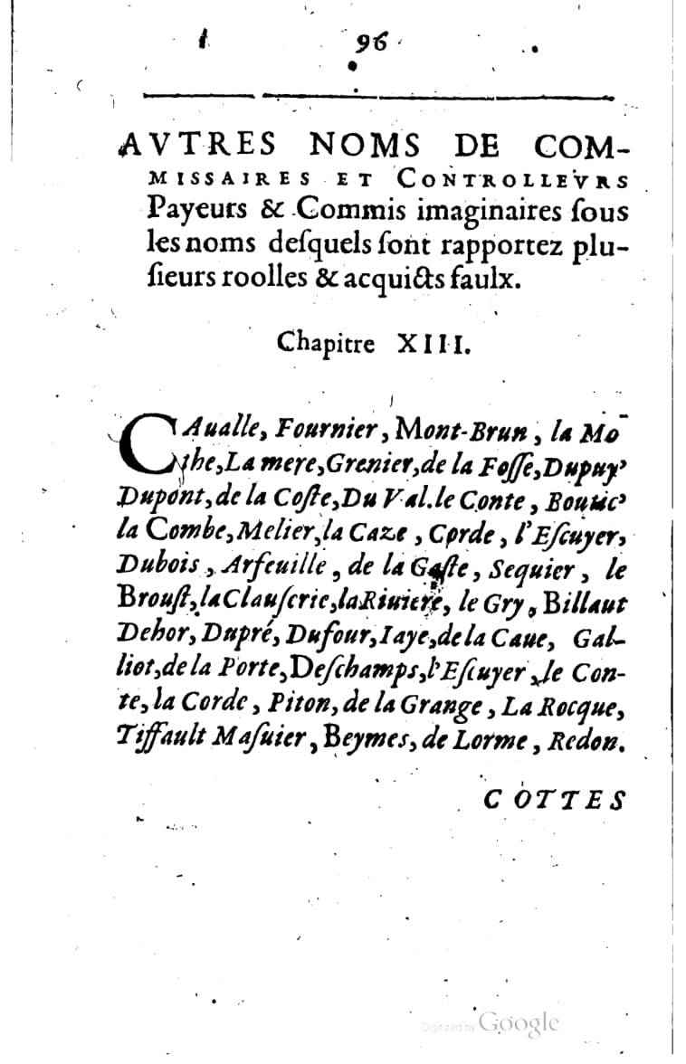 1615 - s.n. 2 - Trésor des trésors de France - BM Lyon