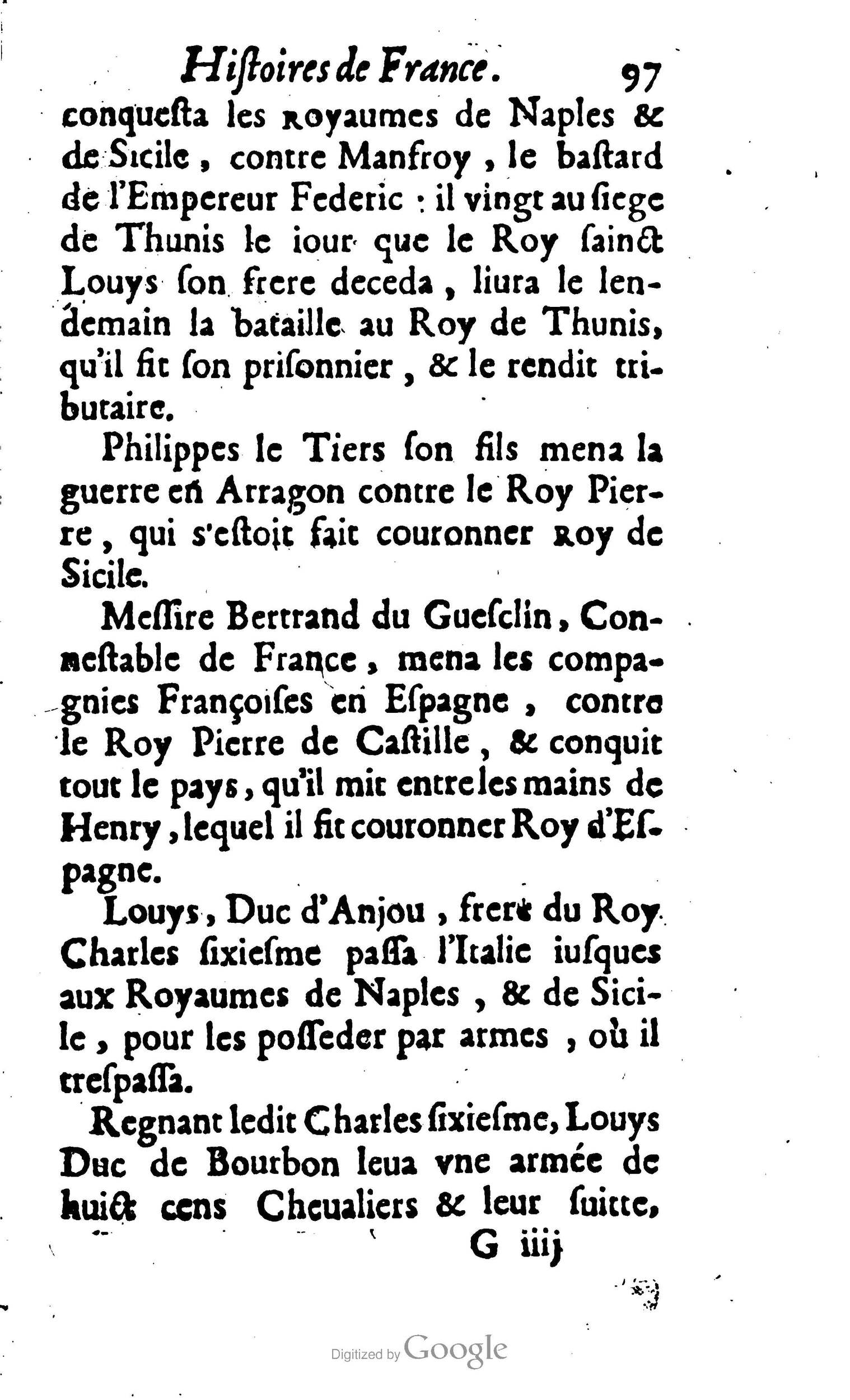 1638 - Jean Corrozet - Trésor des histoires de France - BM Lyon