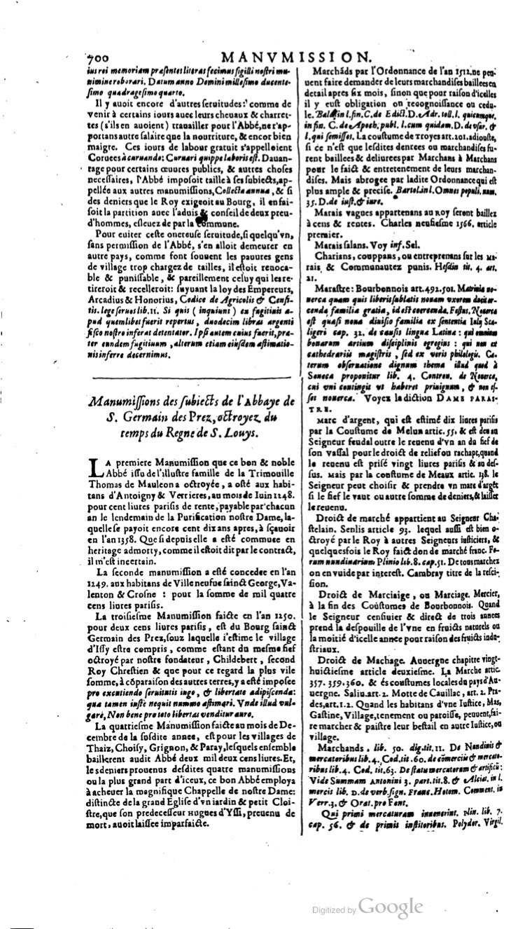 1629 - Veuve Nicolas Buon - Trésor du droit français (29620 T. 2) - BM Lyon
