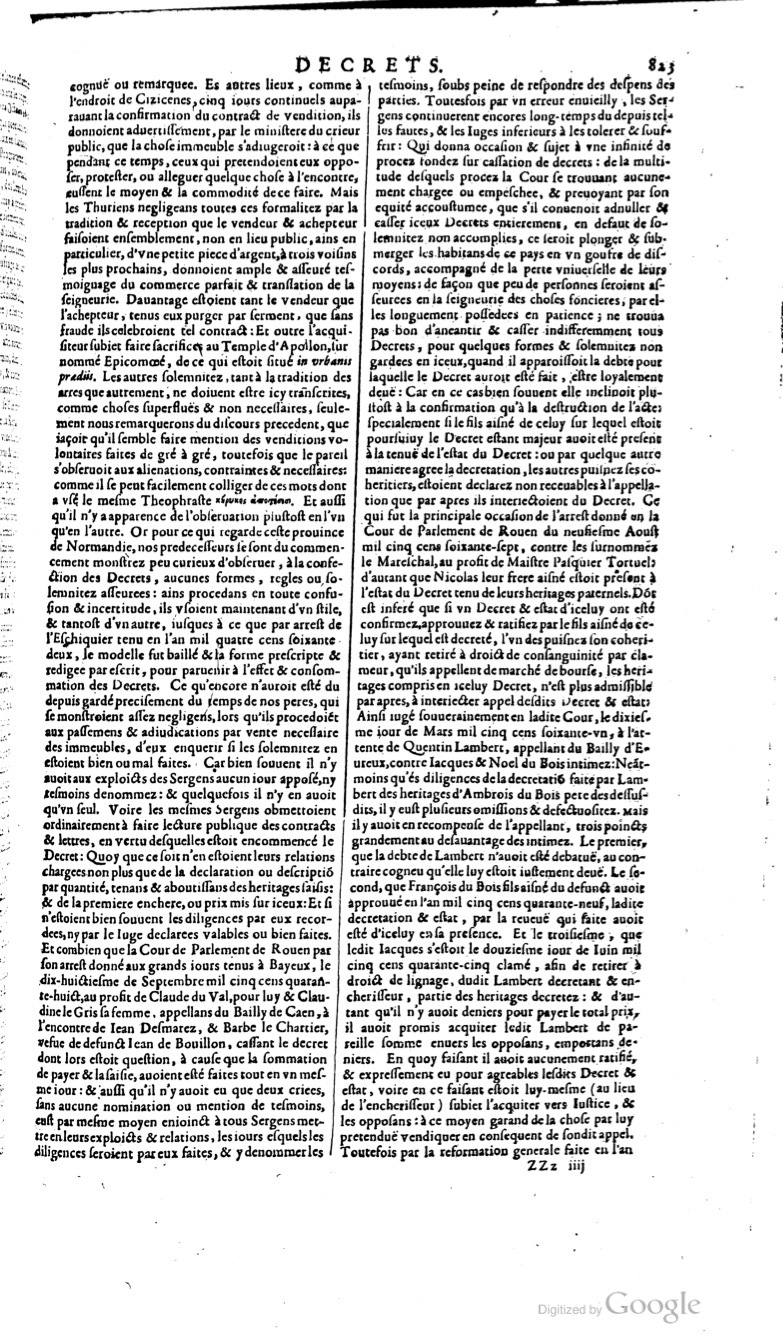 1629 - Veuve Nicolas Buon - Trésor du droit français (29620 T. 1) - BM Lyon