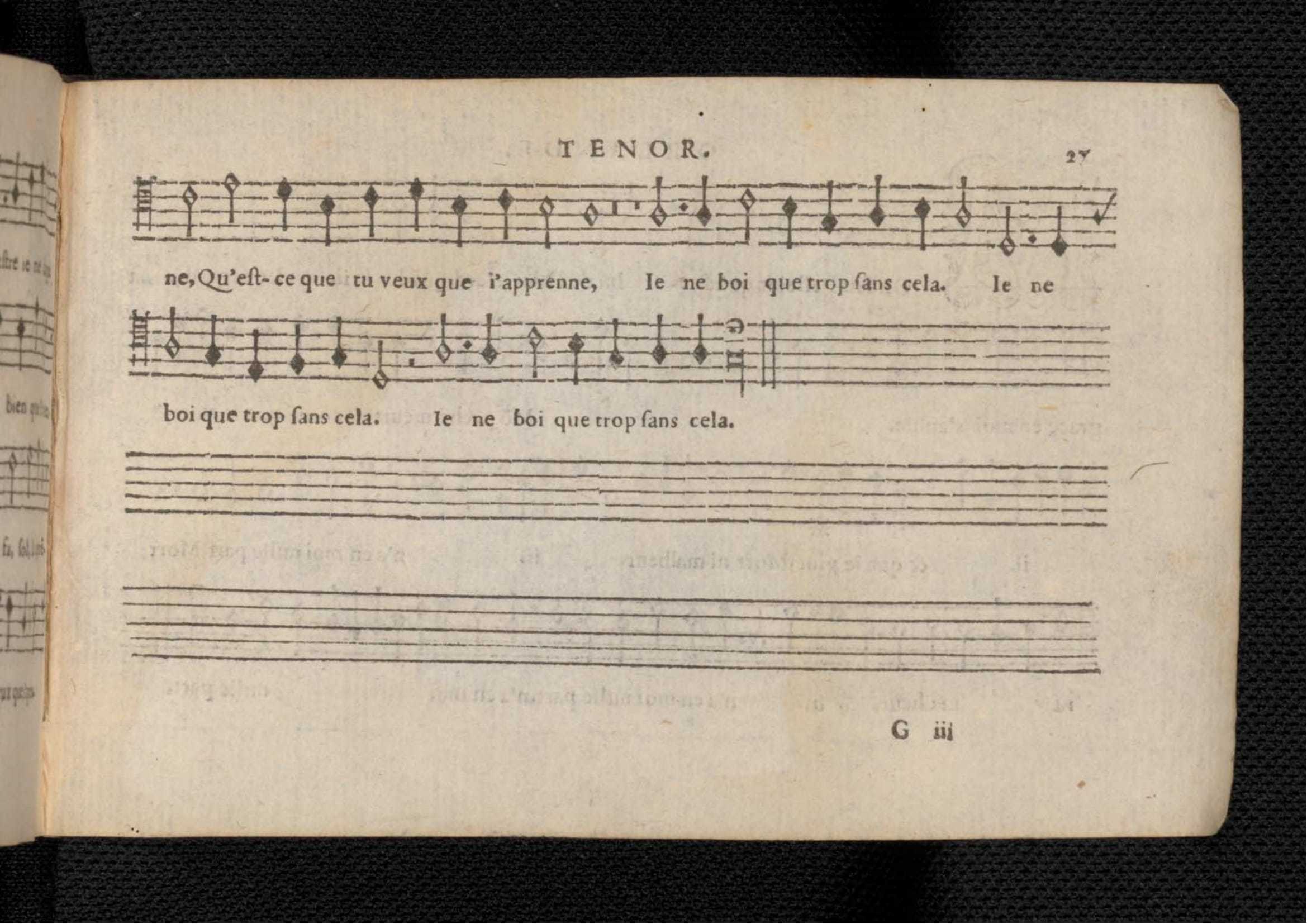 1576 - [Pierre de Saint-André] - Trésor de musique d’Orlande de Lassus Tenor - KBR Bruxelles
