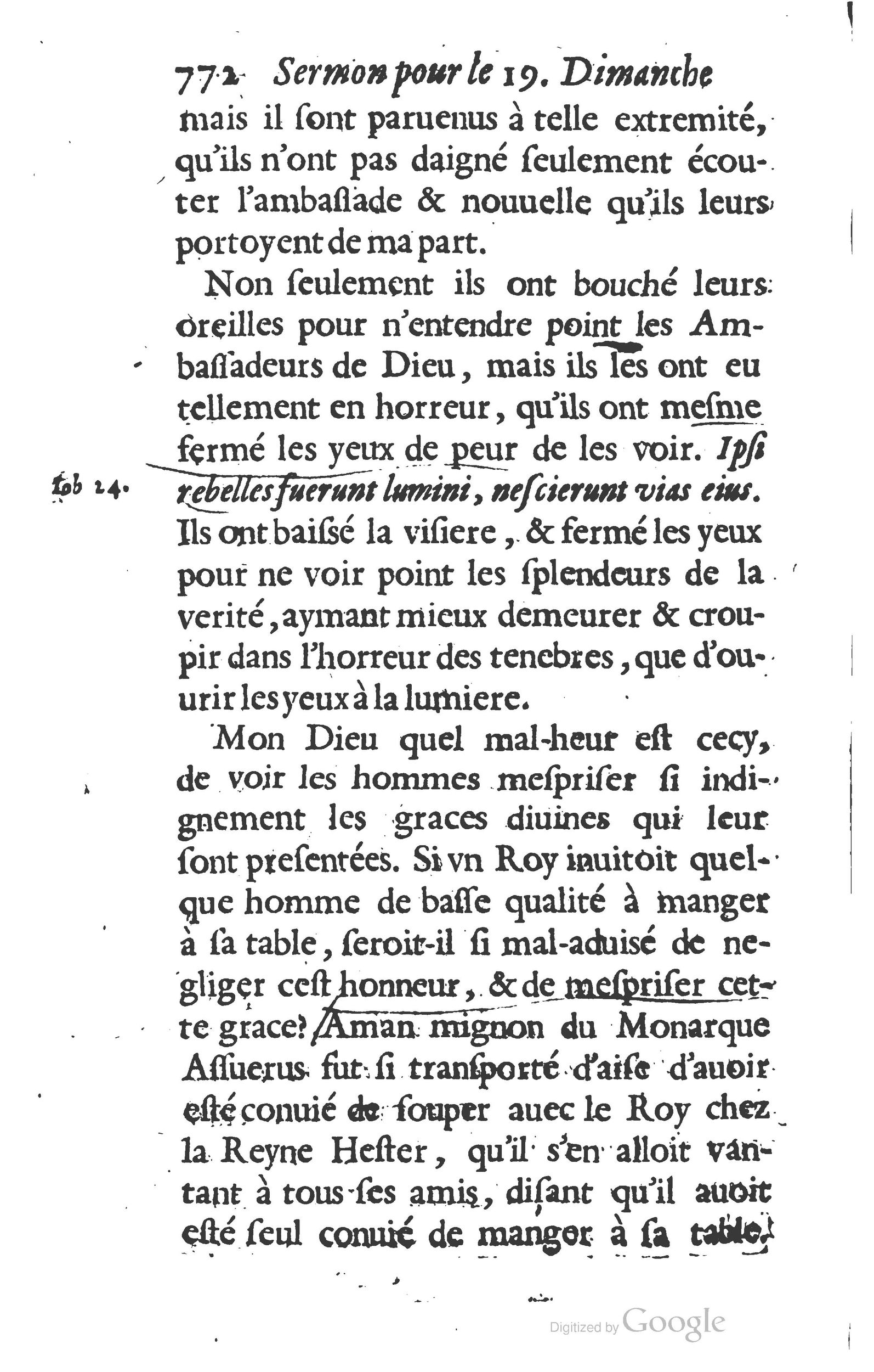 1629 - Manassés de Préaulx - Sermons ou Trésors de la piété chrétienne - BM Lyon