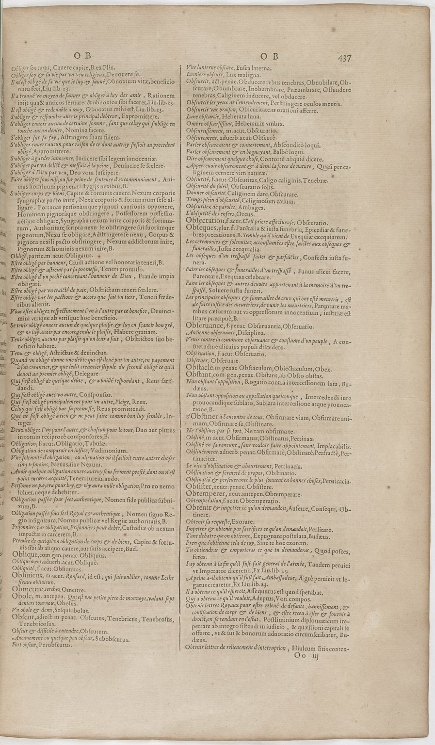 1606 - David Douceur - Trésor de la langue française - BnF