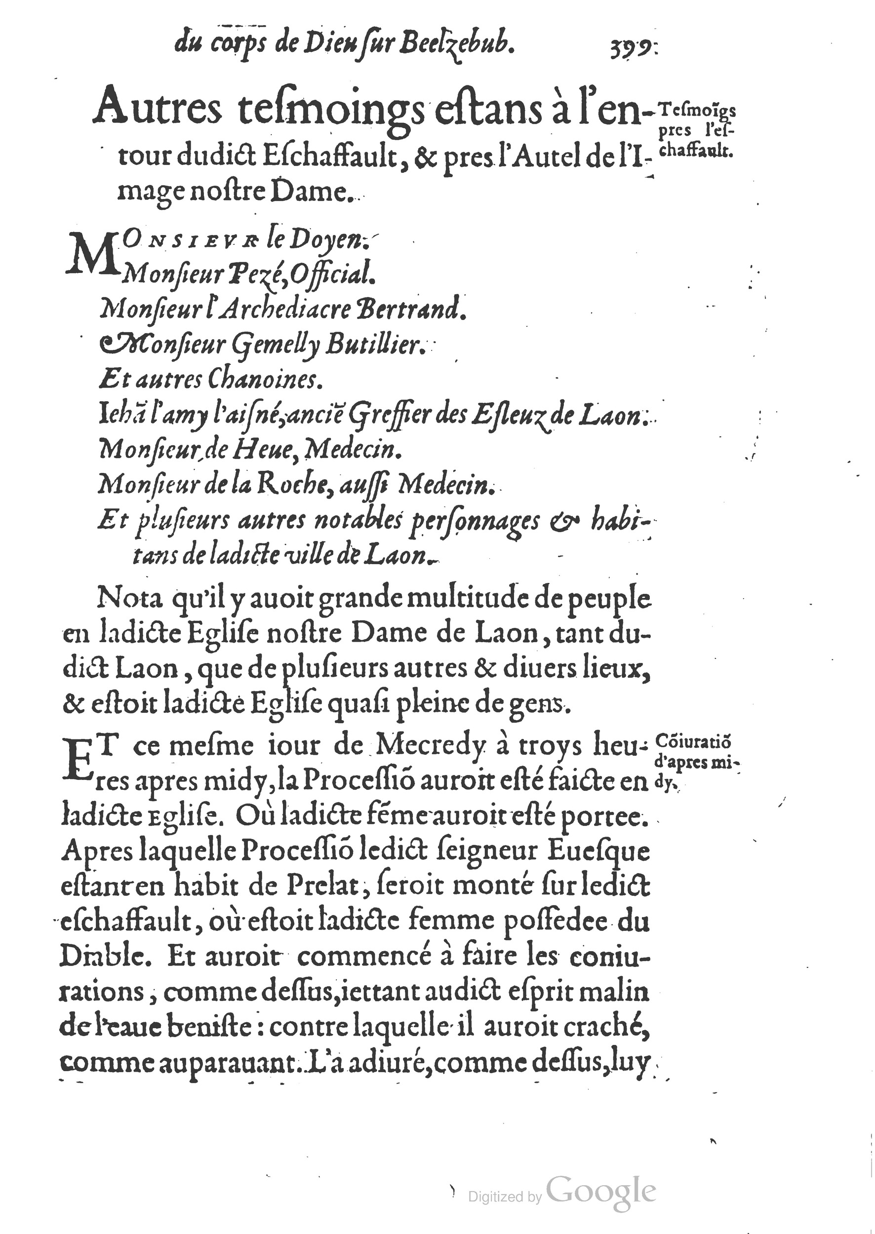 1578 - Nicolas Chesneau - Trésor et entière histoire de la triomphante victoire du corps de Dieu sur l’esprit malin - British Library 1578 - Nicolas Chesneau - Trésor et entière histoire de la triomphante victoire du corps de Dieu sur l’esprit malin - British Library
