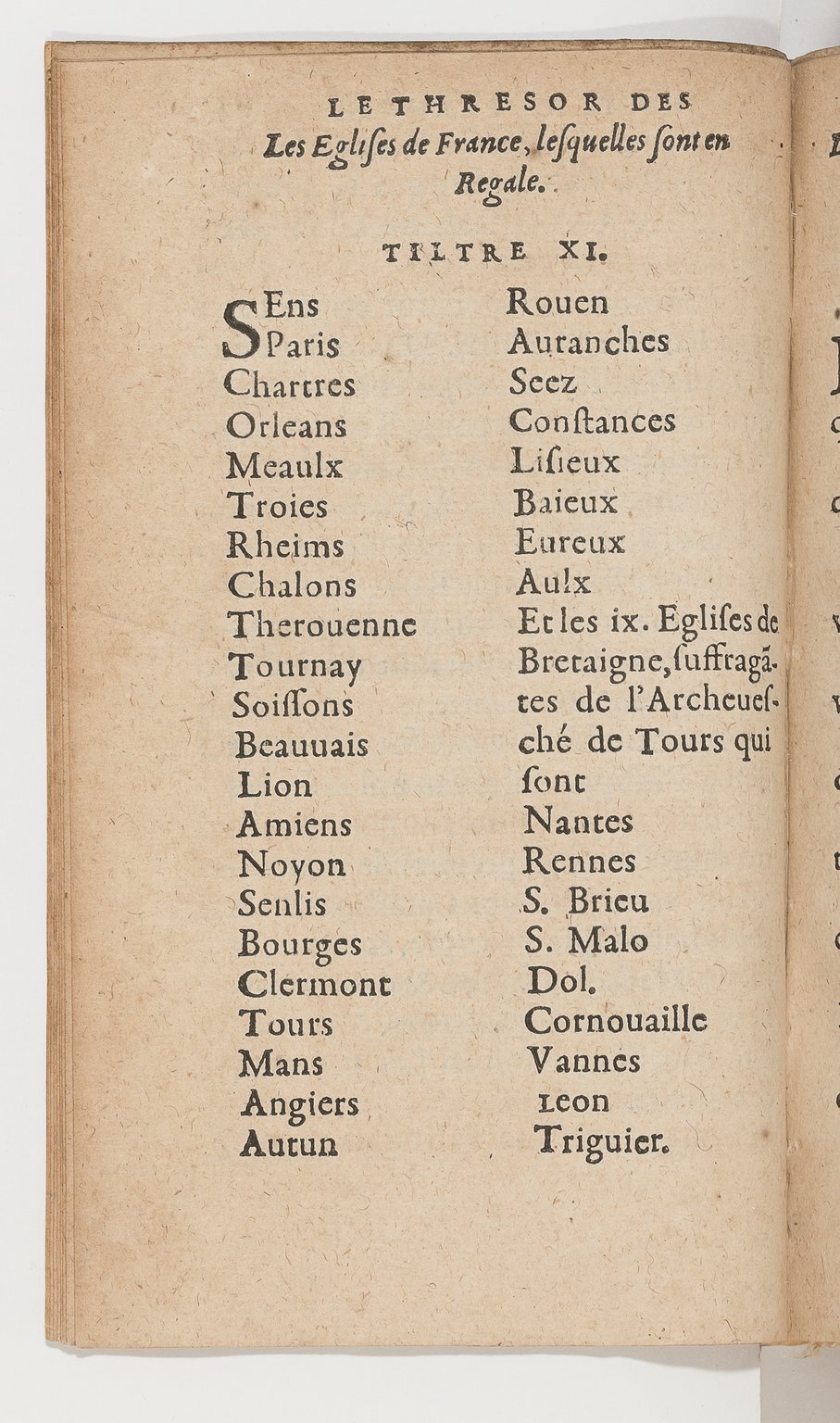 1583 - Galiot Corrozet - Trésor des histoires de France - BnF