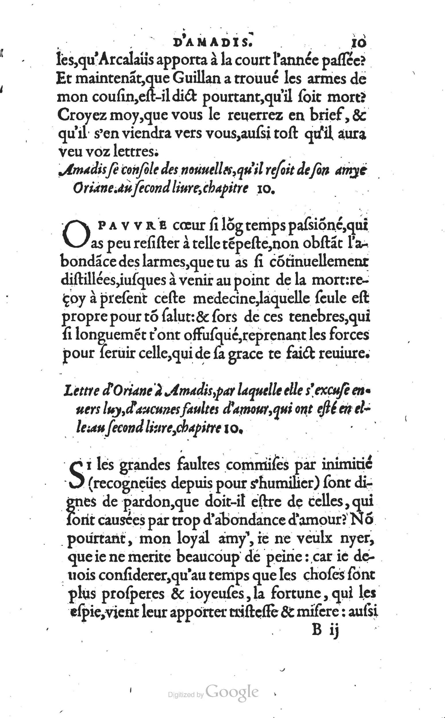 1560 - Vincent Sertenas et Gilles Robinot - Trésor des Amadis - British Library