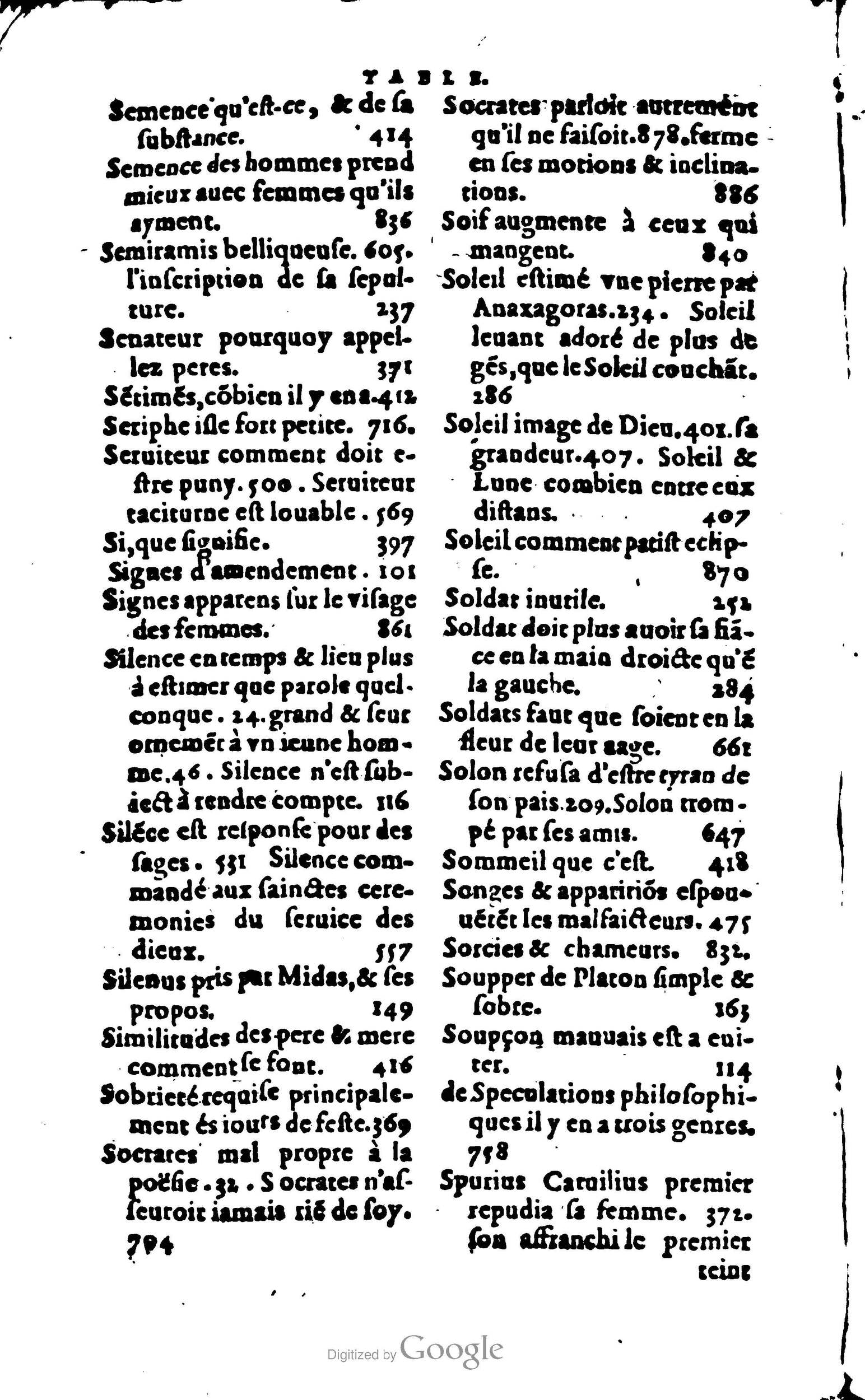 1578 - Jean Poupy - Trésor des morales de Plutarque - BSB Munich