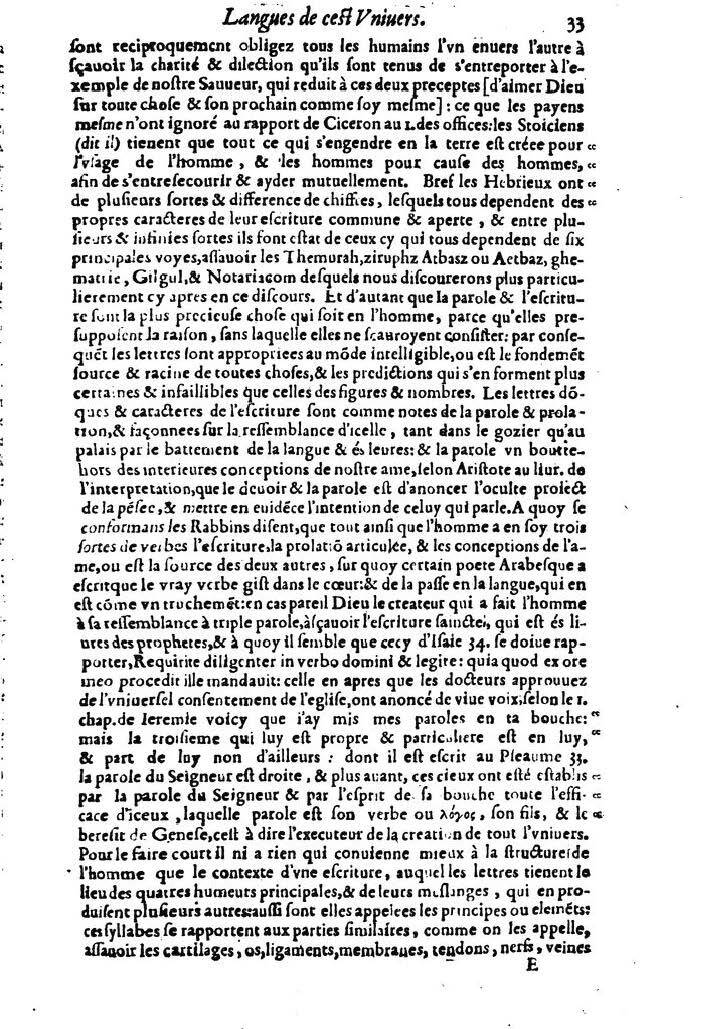 1613 - Matthieu Berjon - Trésor de l’histoire des langues de cet univers - BM Lyon 1613 - Matthieu Berjon - Trésor de l’histoire des langues de cet univers - BM Lyon