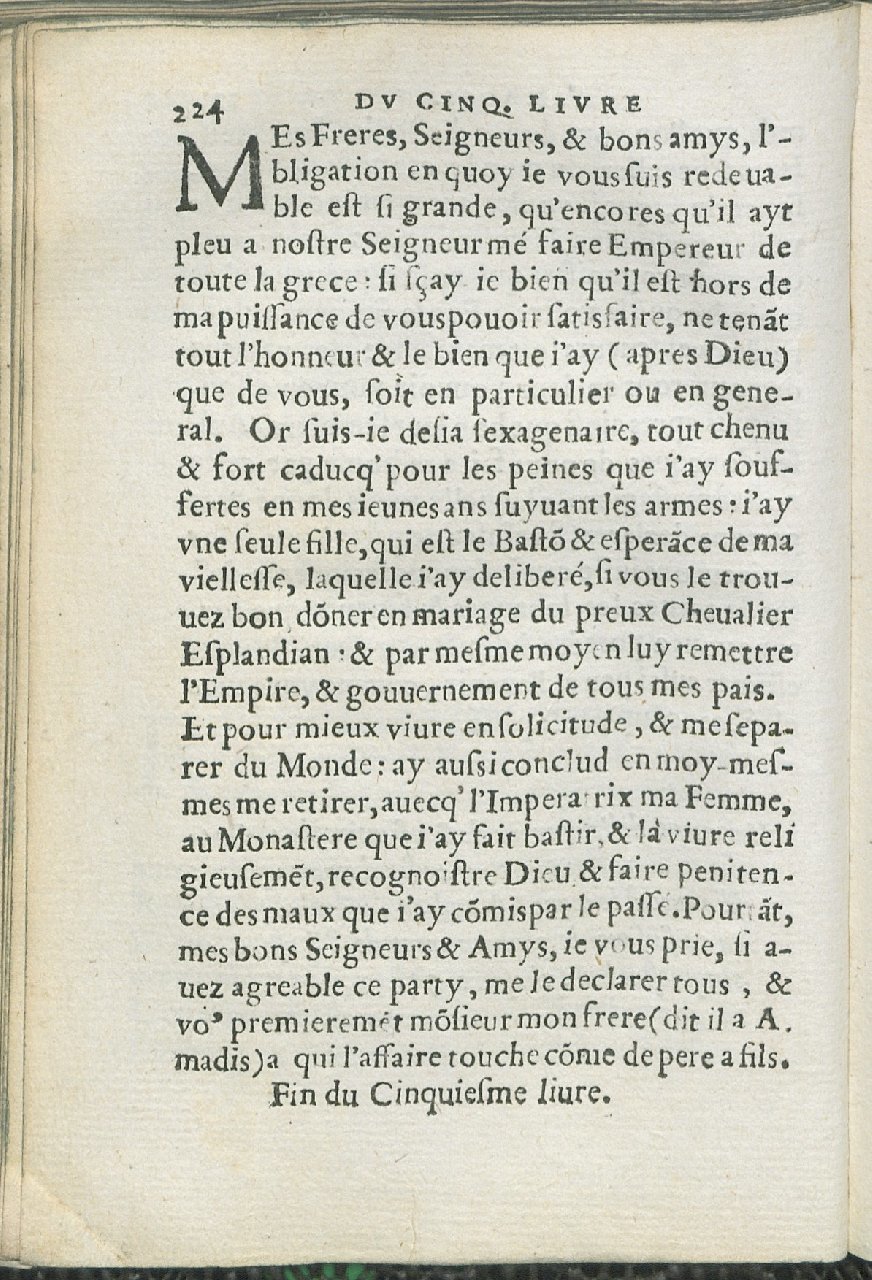 1559 - Pierre Regnard - Trésor des Amadis - Det KLG Copenhague