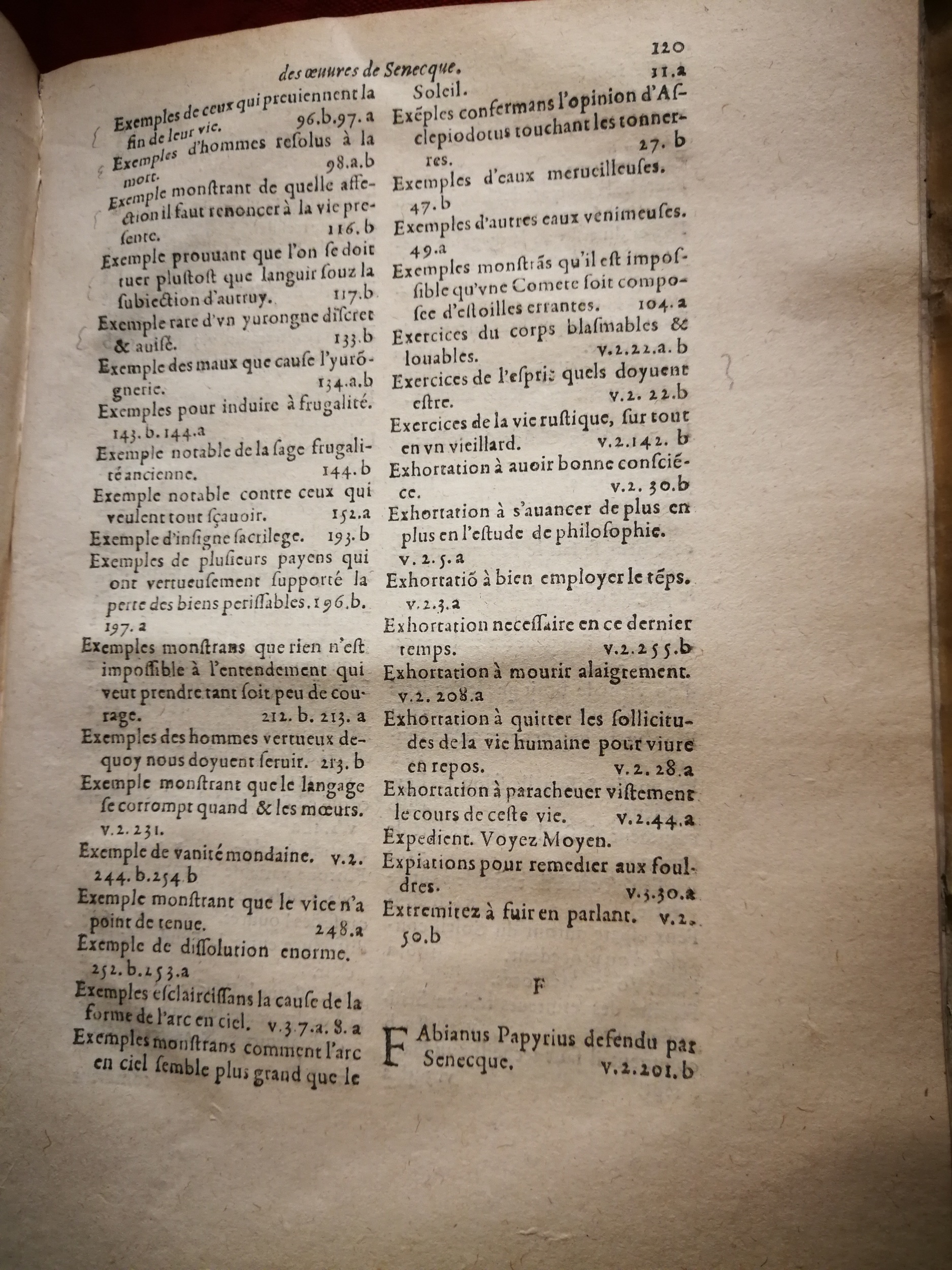 1595 - Jean Houzé - Œuvres morales et mêlées de Sénèque, Trésor de philosophie morale - T. 3 - BnF