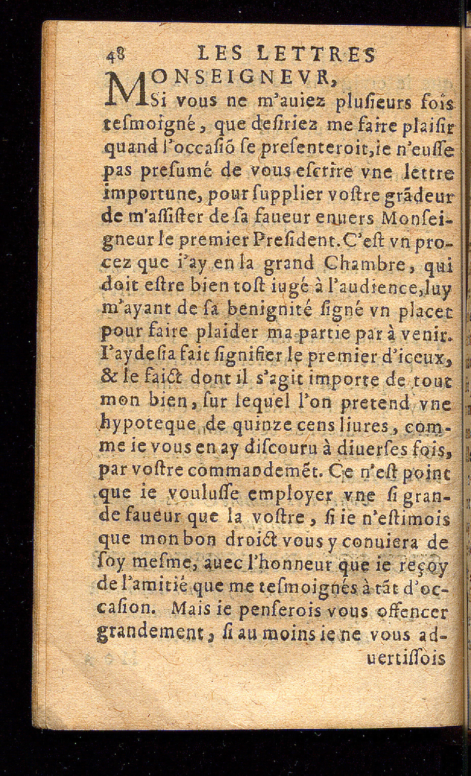 1614 - Barthélemy Vincent - Élite et Trésor des lettres missives - Bâle