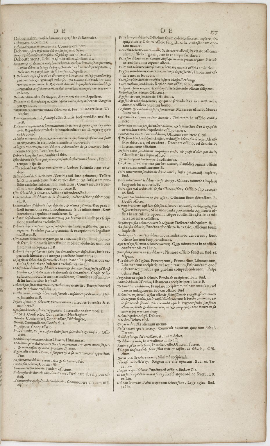 1606 - David Douceur - Trésor de la langue française - BnF