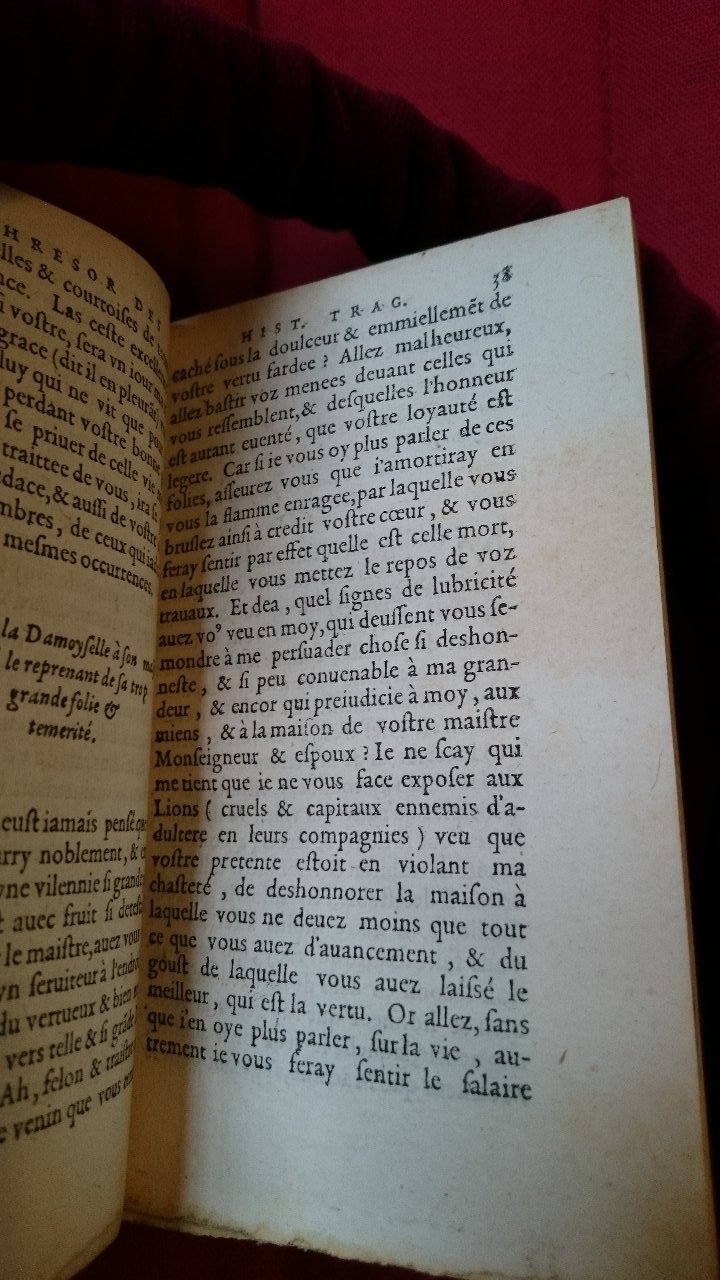 1581 - Pierre Le Voirier et Gervais Mallot - Trésor des histoires tragiques - BnF Richelieu