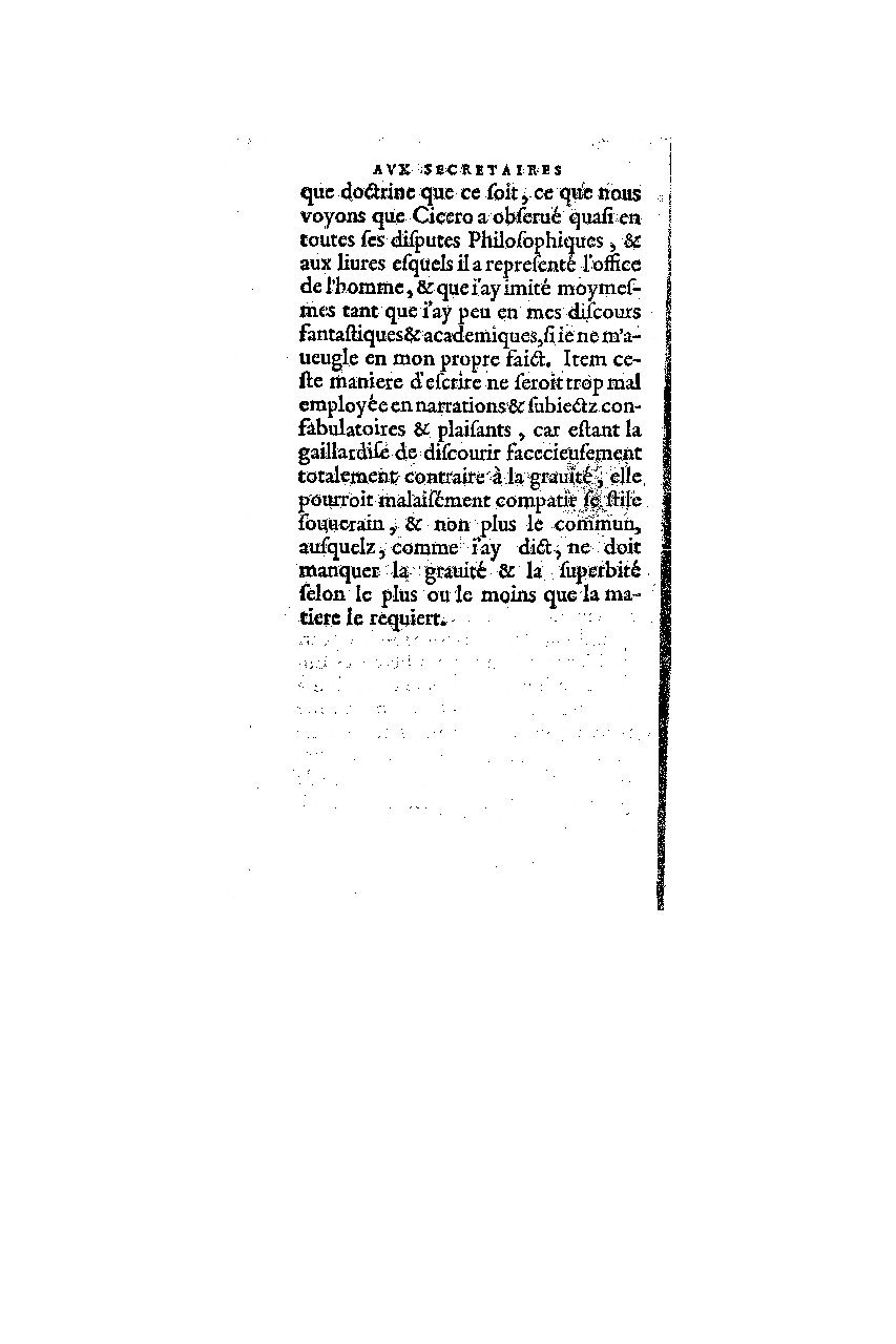 1572 - Nicolas Du Chemin - Finances et Trésor de la plume française - BM Lyon