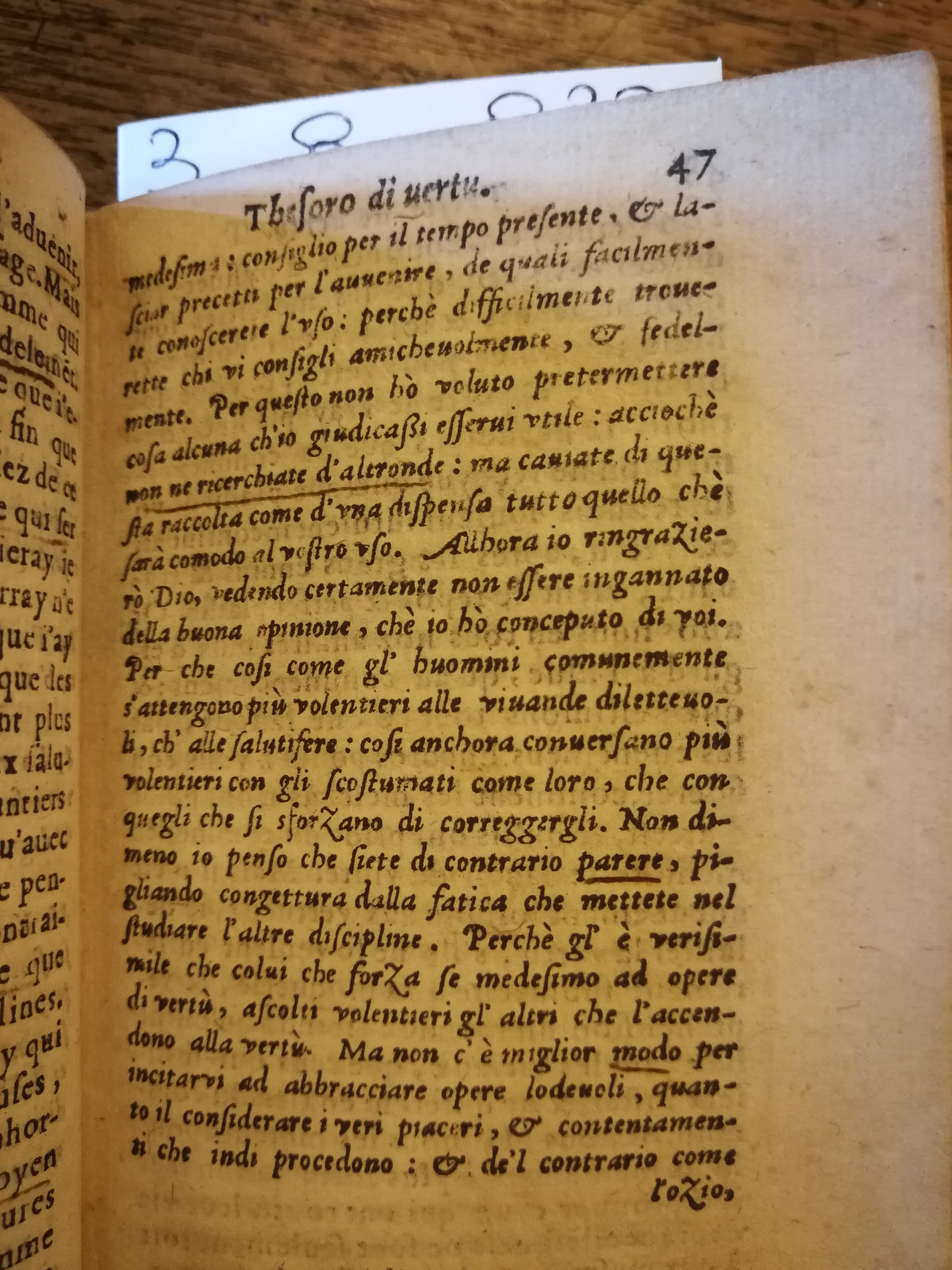 1576 - Benoît Rigaud - Trésor de vertu - BNC Florence