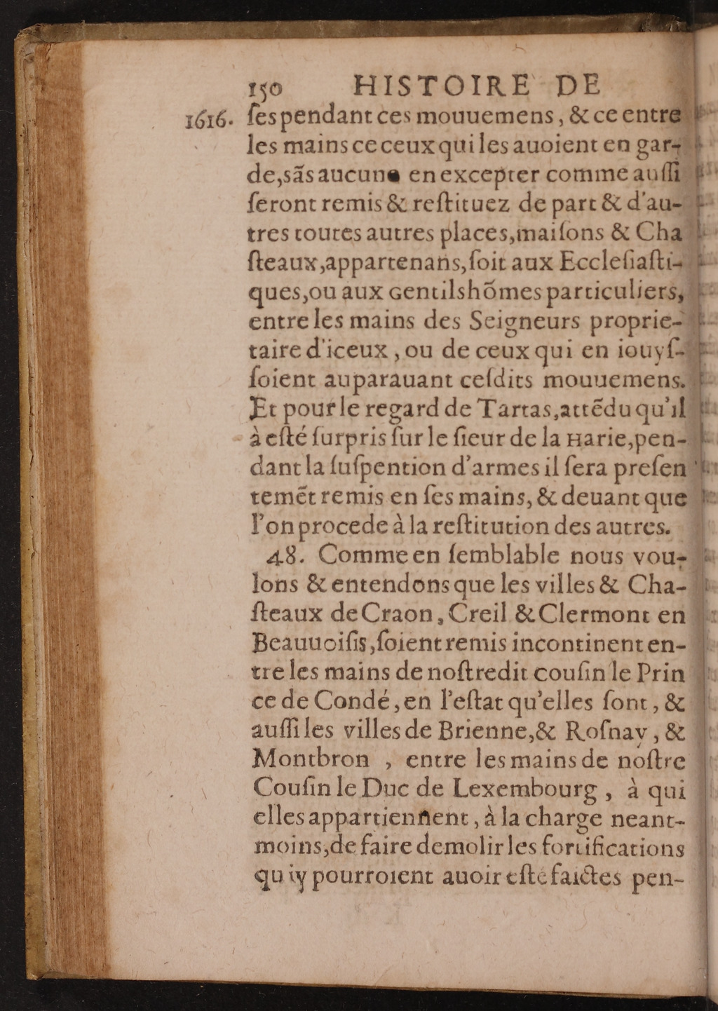1626 - Joseph Bouillerot - Trésor de l’histoire générale de notre temps - BnF Arsenal