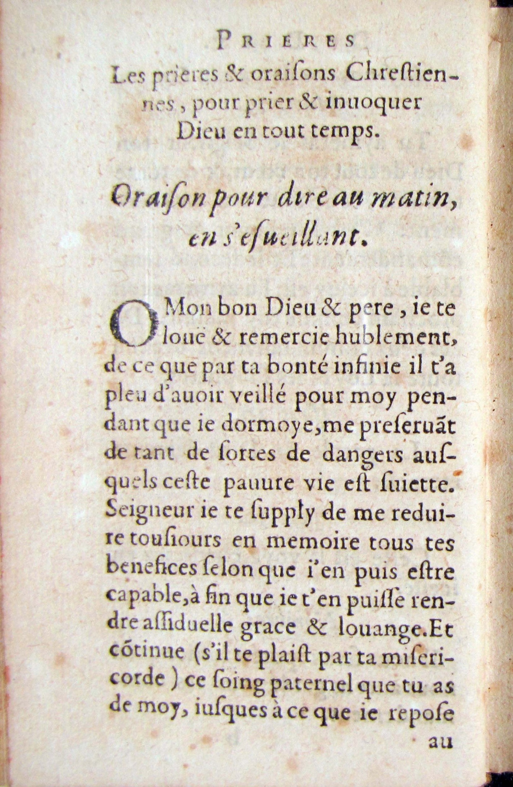 1572 - Antoine Certia - Trésor des prières, oraisons et instructions chrétiennes - Nîmes 1572 - Antoine Certia - Trésor des prières, oraisons et instructions chrétiennes - Nîmes