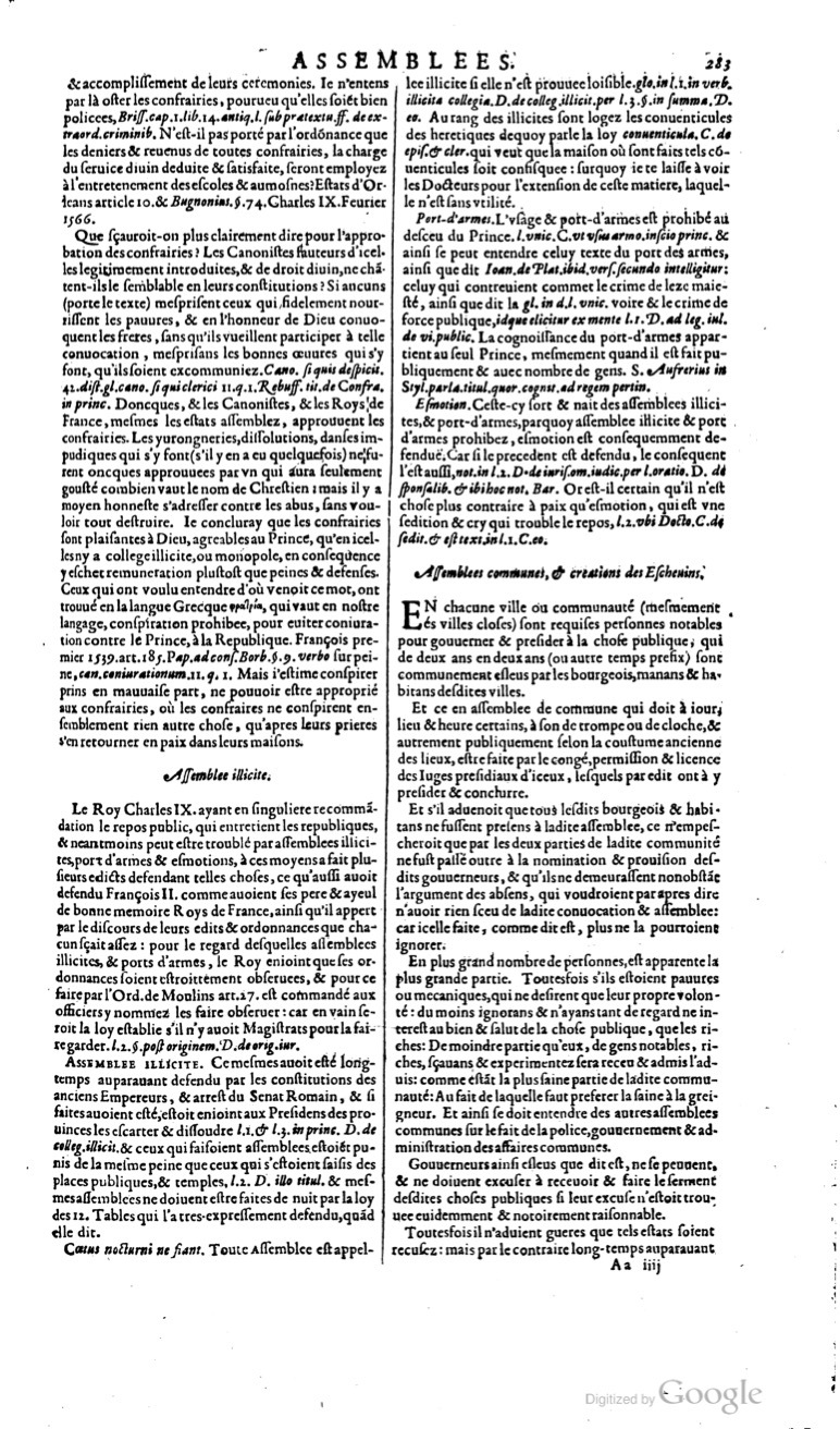 1629 - Veuve Nicolas Buon - Trésor du droit français (29620 T. 1) - BM Lyon
