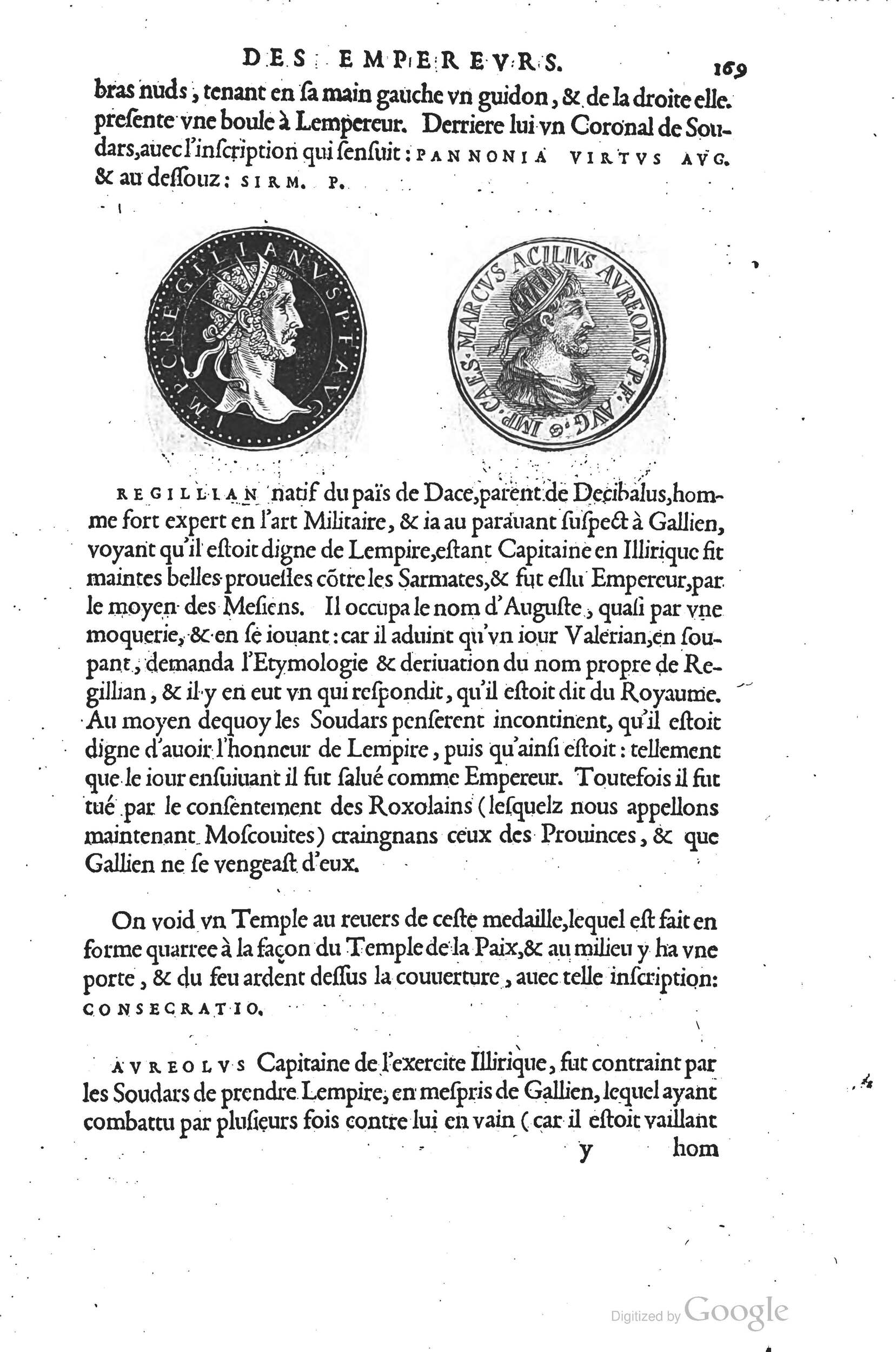 1553 - Jacopo Strada et Thomas Guérin - Épitome du Trésor des antiquités - Prague