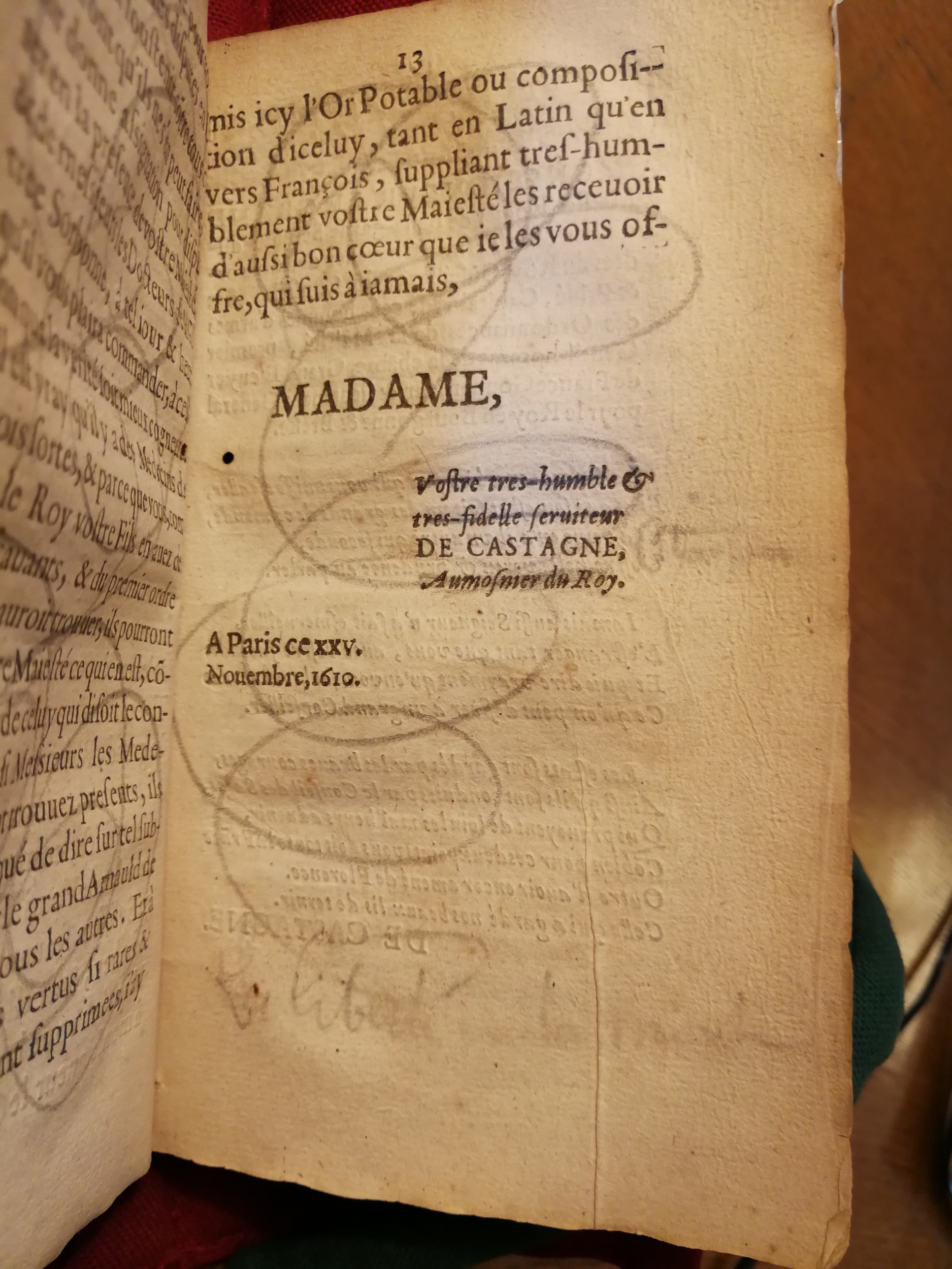 1611 - Charles Sevestre - Trésor philosophique de la médecine métallique - Bibliothèque Sainte-Geneviève