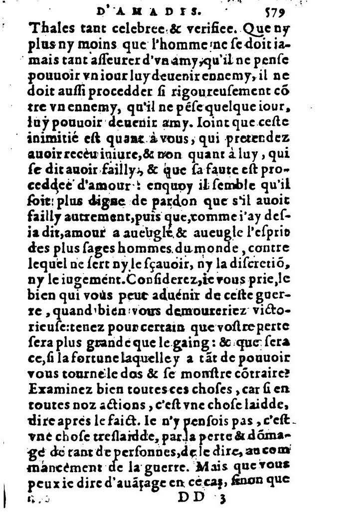 1582 - Jean Huguetan - Trésor des Amadis T. 2 - BM Lyon 1582 - Jean Huguetan - Trésor des Amadis T. 2 - BM Lyon