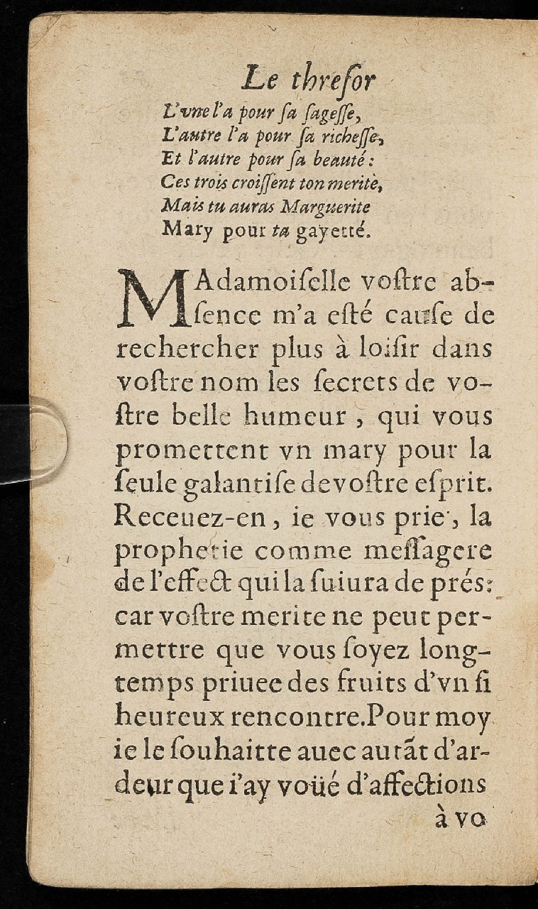 1597 - Thibaud Ancelin - Trésor d’amour - Stuttgart