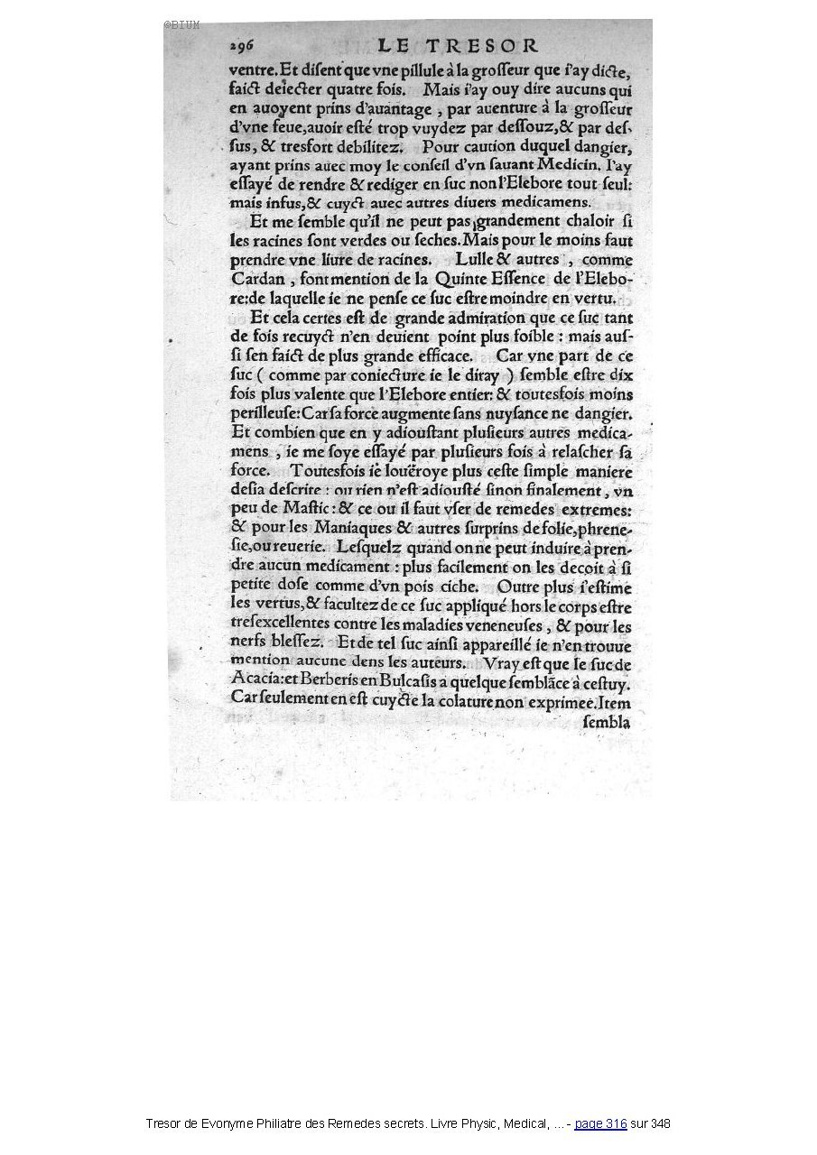 1555 - Balthazar Arnoullet - Trésor d’Évonyme Philiatre - Université Paris Cité