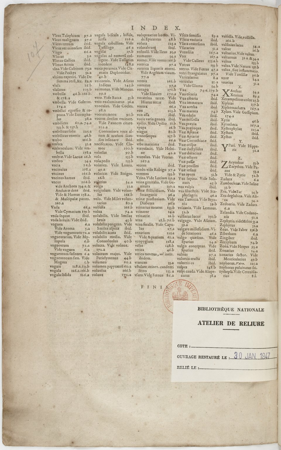 1606 - David Douceur - Trésor de la langue française - BnF
