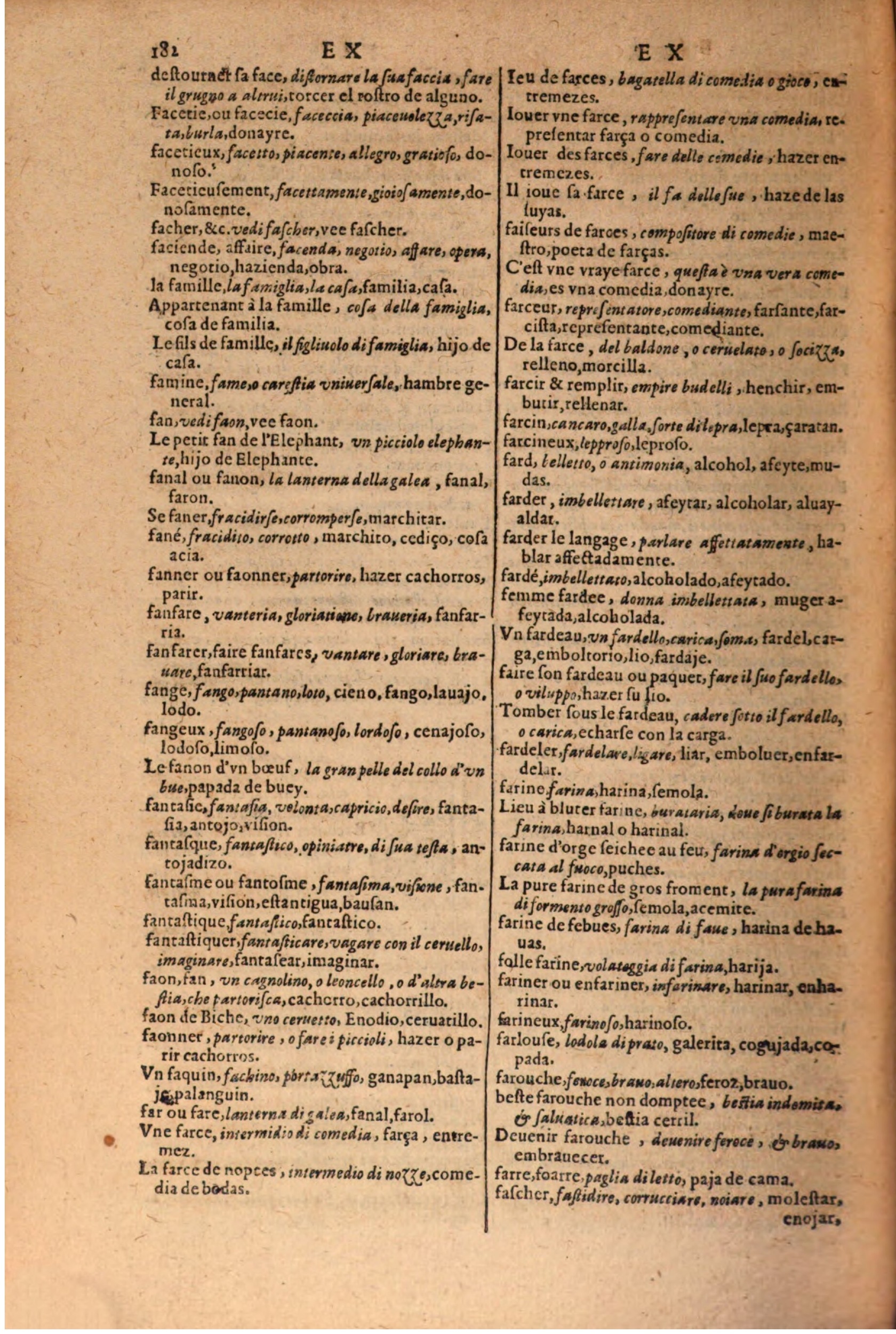 1616 - Pierre de la Rovière - Trésor des trois langues (Seconde partie) - BSB Munich