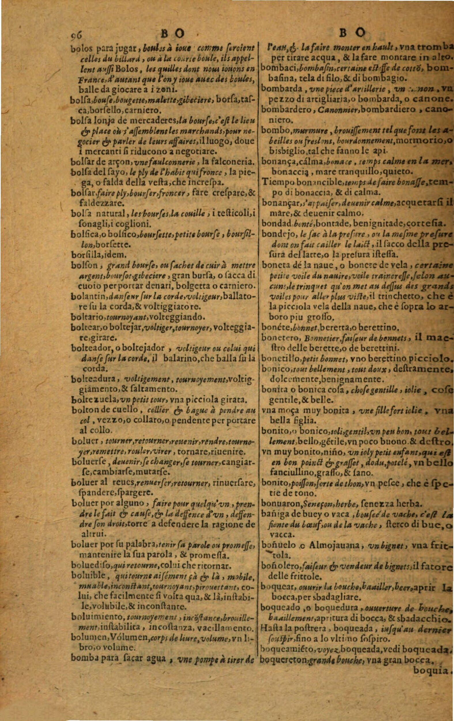 1617 - Samuel Crespin - Trésor des trois langues espagnole, française et italienne (Première partie) - Regensburg