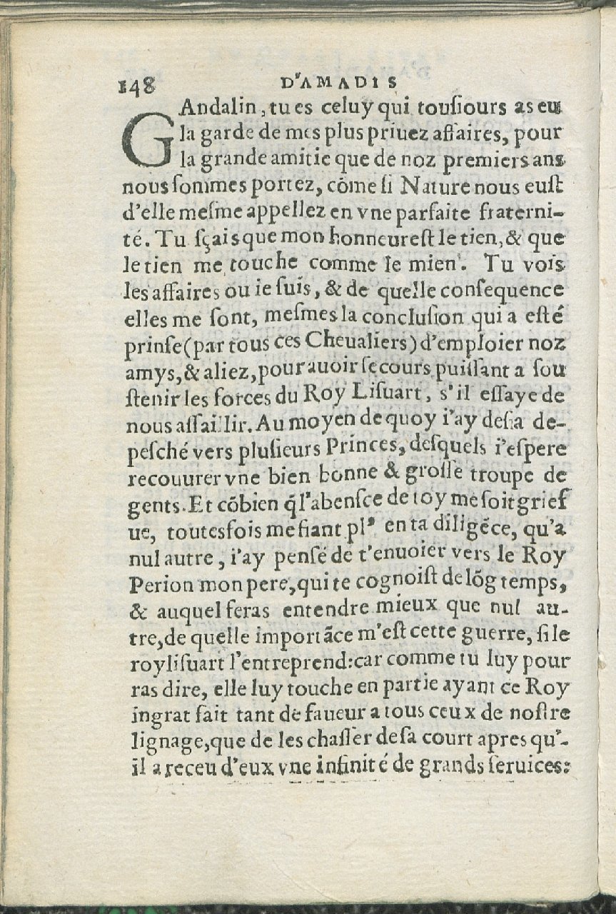 1559 - Pierre Regnard - Trésor des Amadis - Det KLG Copenhague