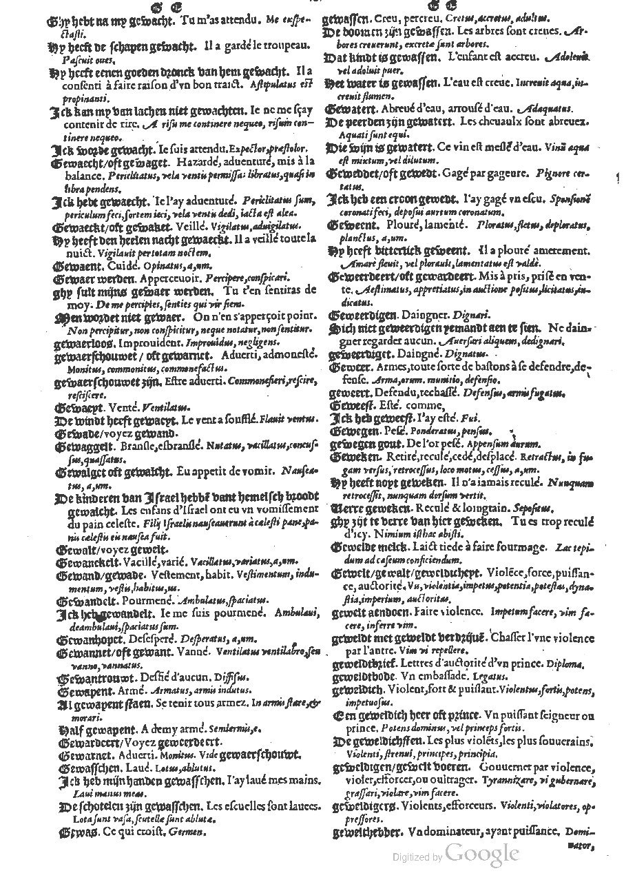 1573 - Christophe Plantin - Trésor du langage bas-allemand - BM Lyon 1573 - Christophe Plantin - Trésor du langage bas-allemand - BM Lyon