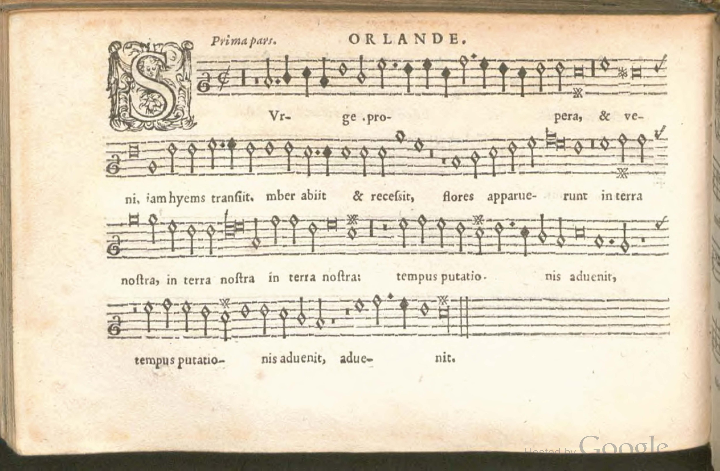 1576 - [Pierre de Saint-André] - Trésor de musique d’Orlande de Lassus Superius - BSB Munich