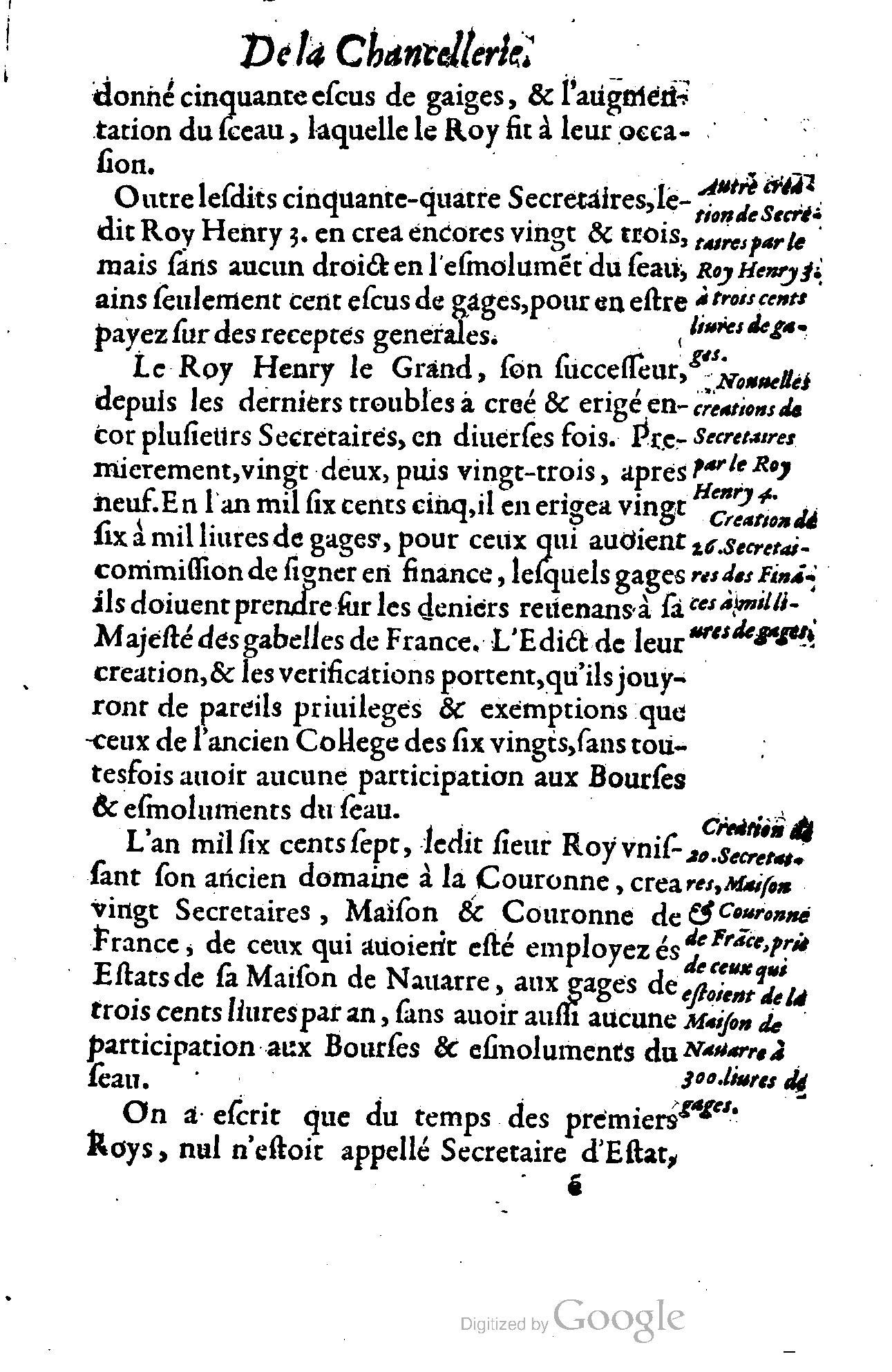 1614 - Jean Richer - Trésor du nouveau style et protocole de la chancellerie de France - BSB Munich