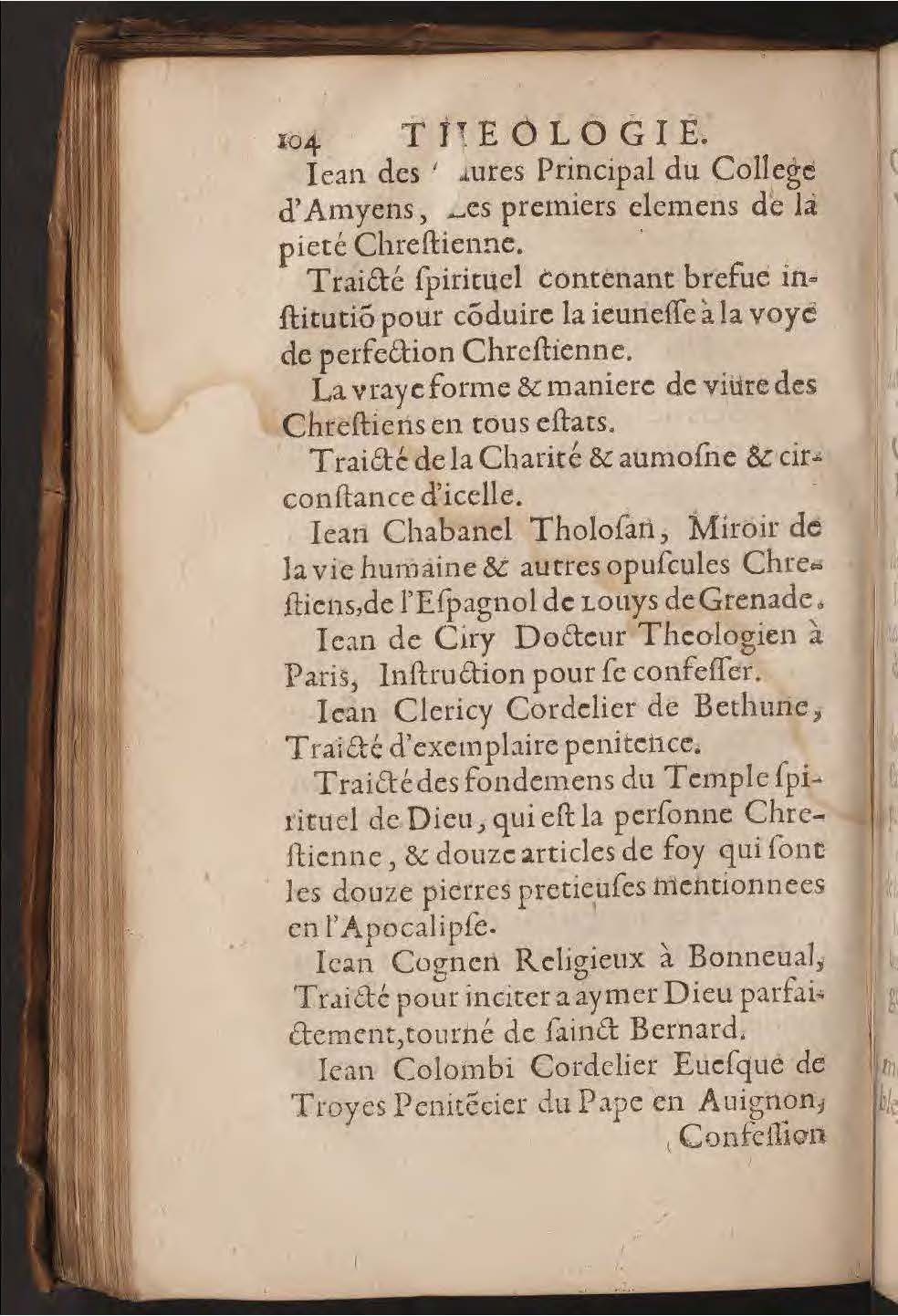 1602 - François Jacquin - Trésor des bons esprits français - BnF Arsenal