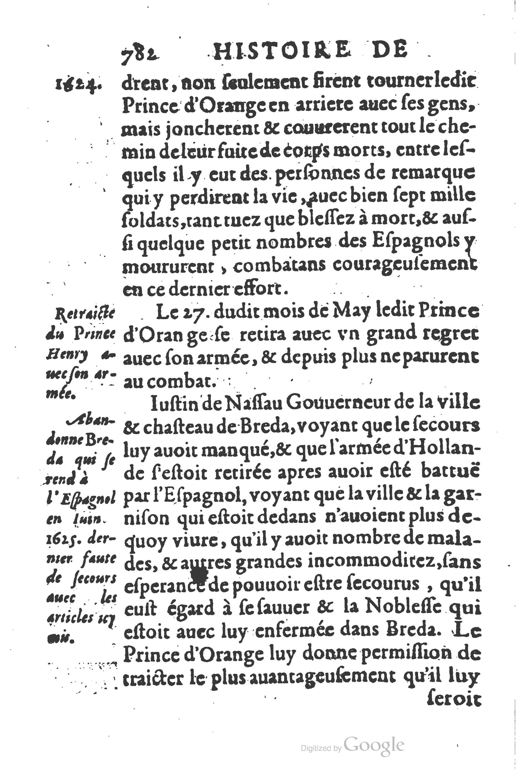 1626 - Joseph Bouillerot - Trésor de l’histoire générale de notre temps - BSB Munich