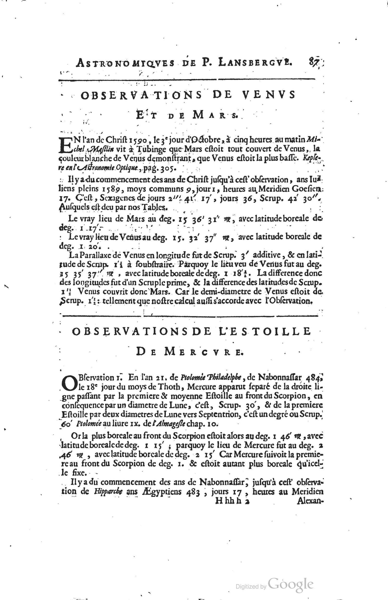 1634 - Zacharie Roman - Les Tables perpétuelles - Universiteit Leiden